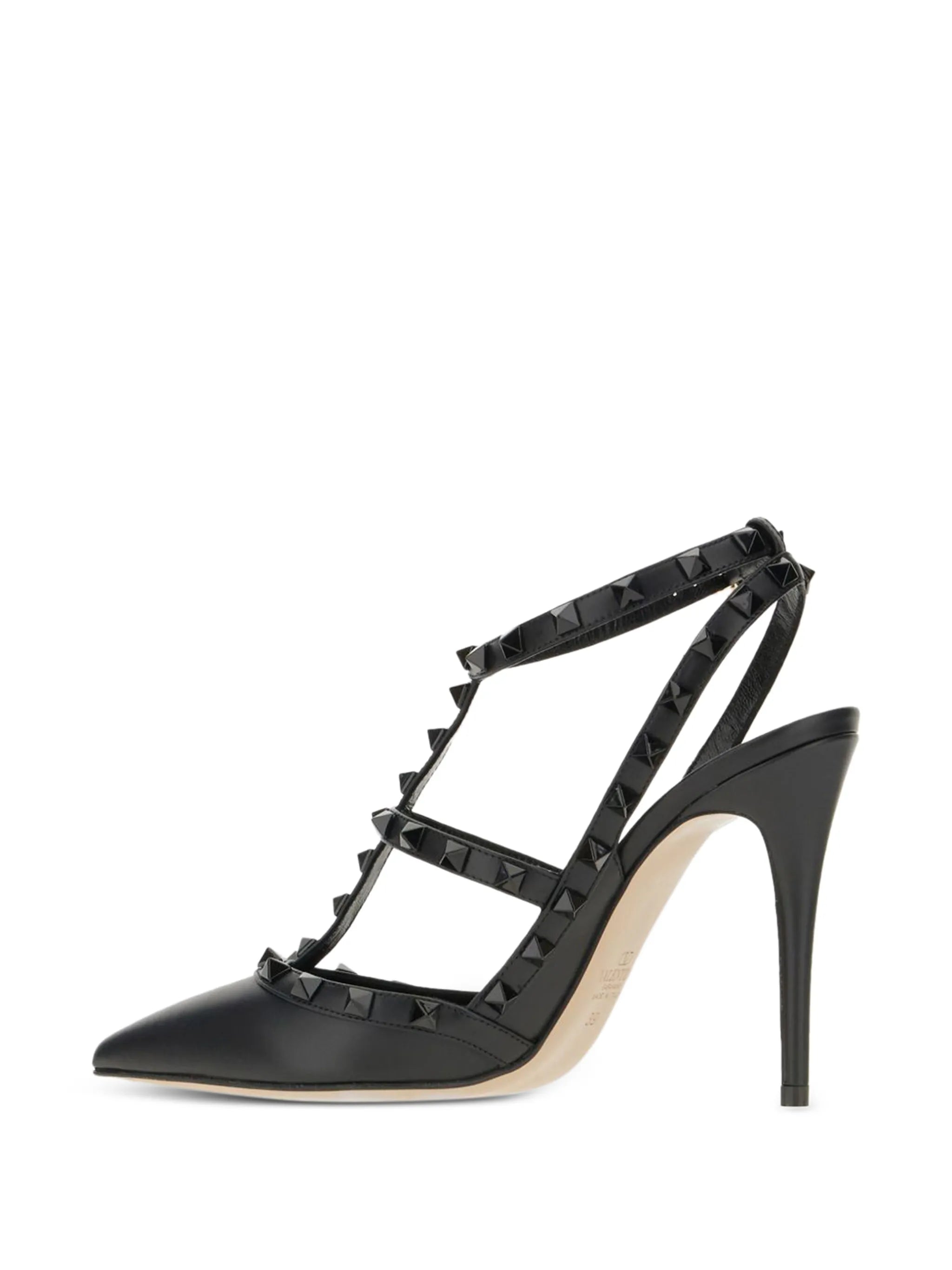 Rockstud heeled pumps