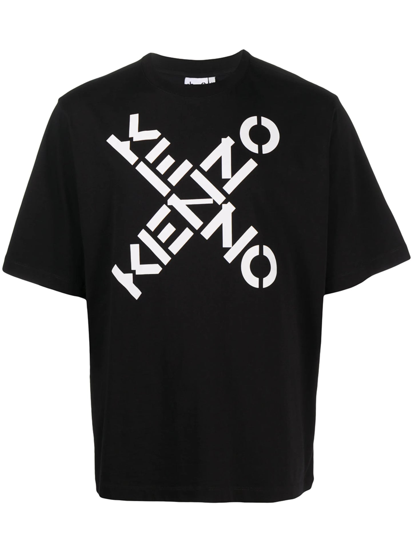 Crossed Logo crew-neck T-shirt