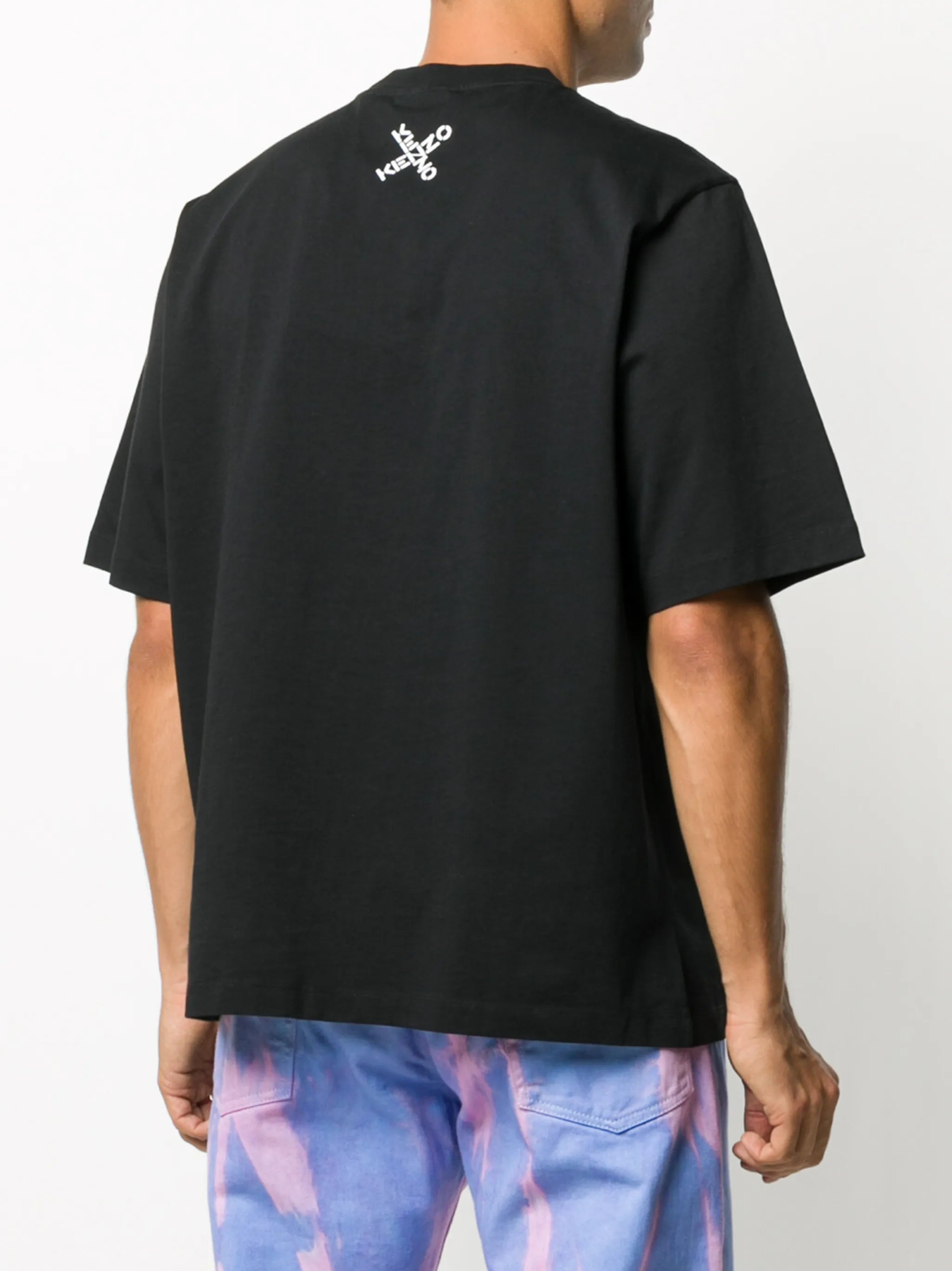 Crossed Logo crew-neck T-shirt
