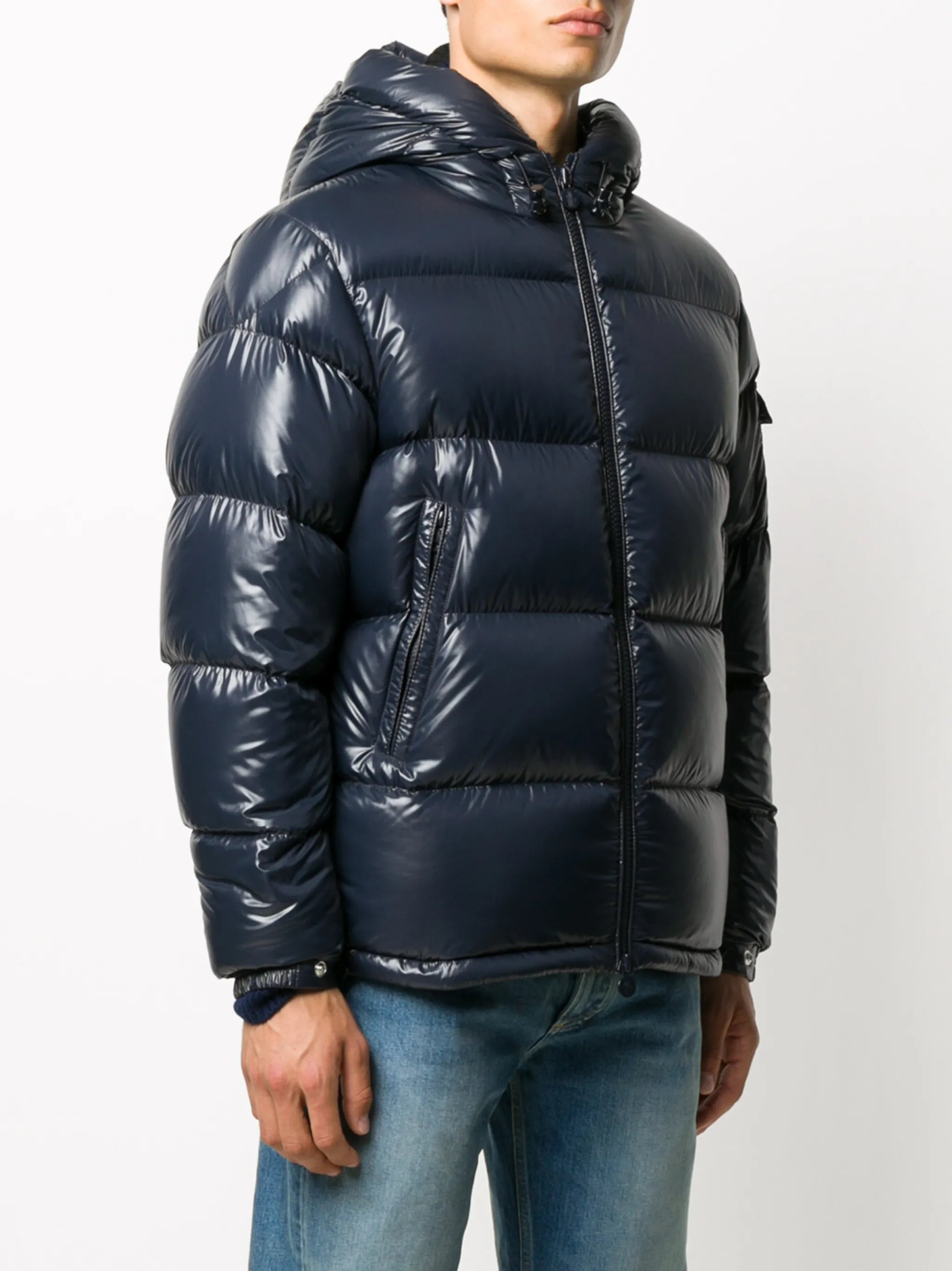 padded hooded jacket