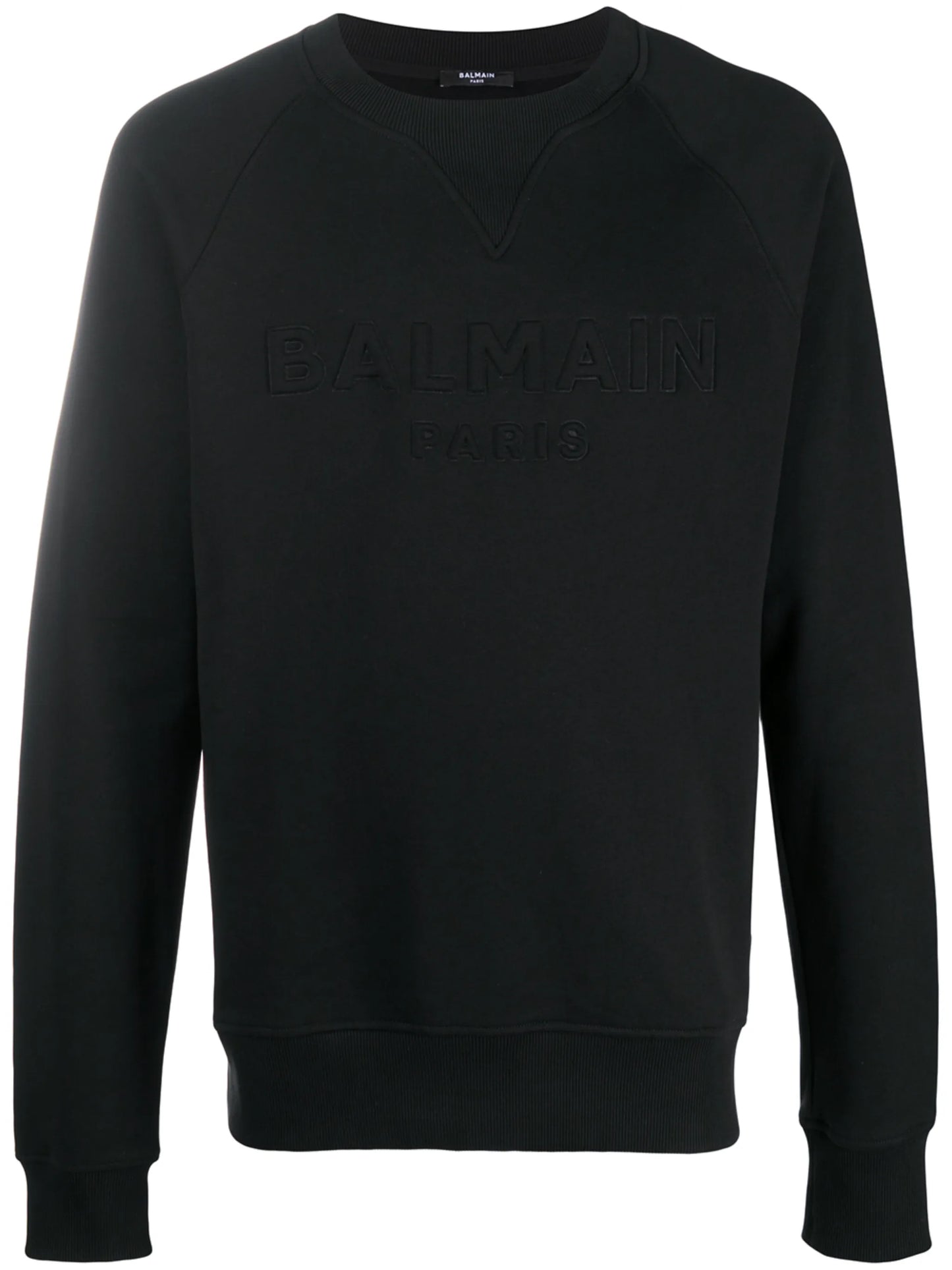 logo embossed sweatshirt