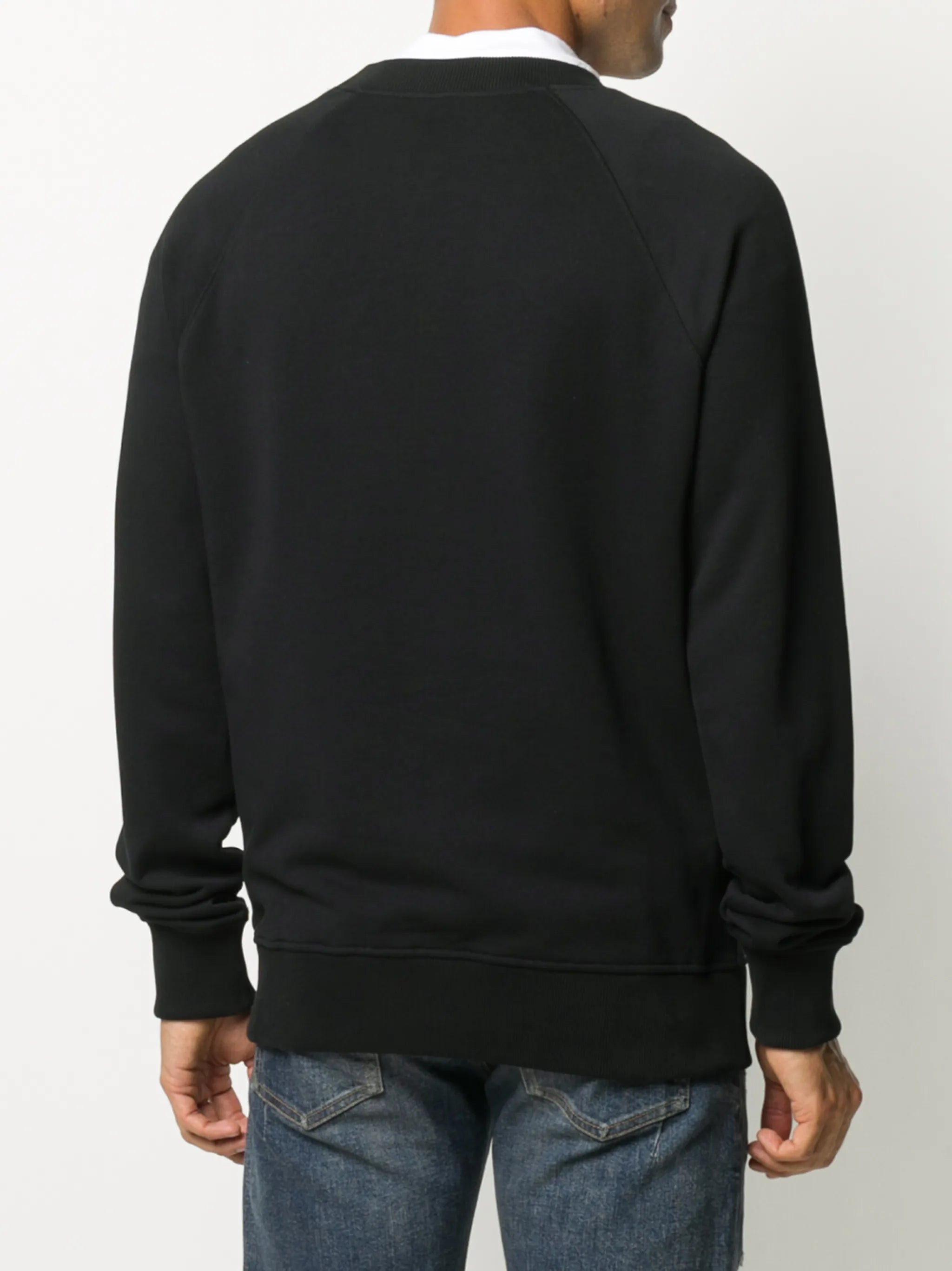 logo embossed sweatshirt