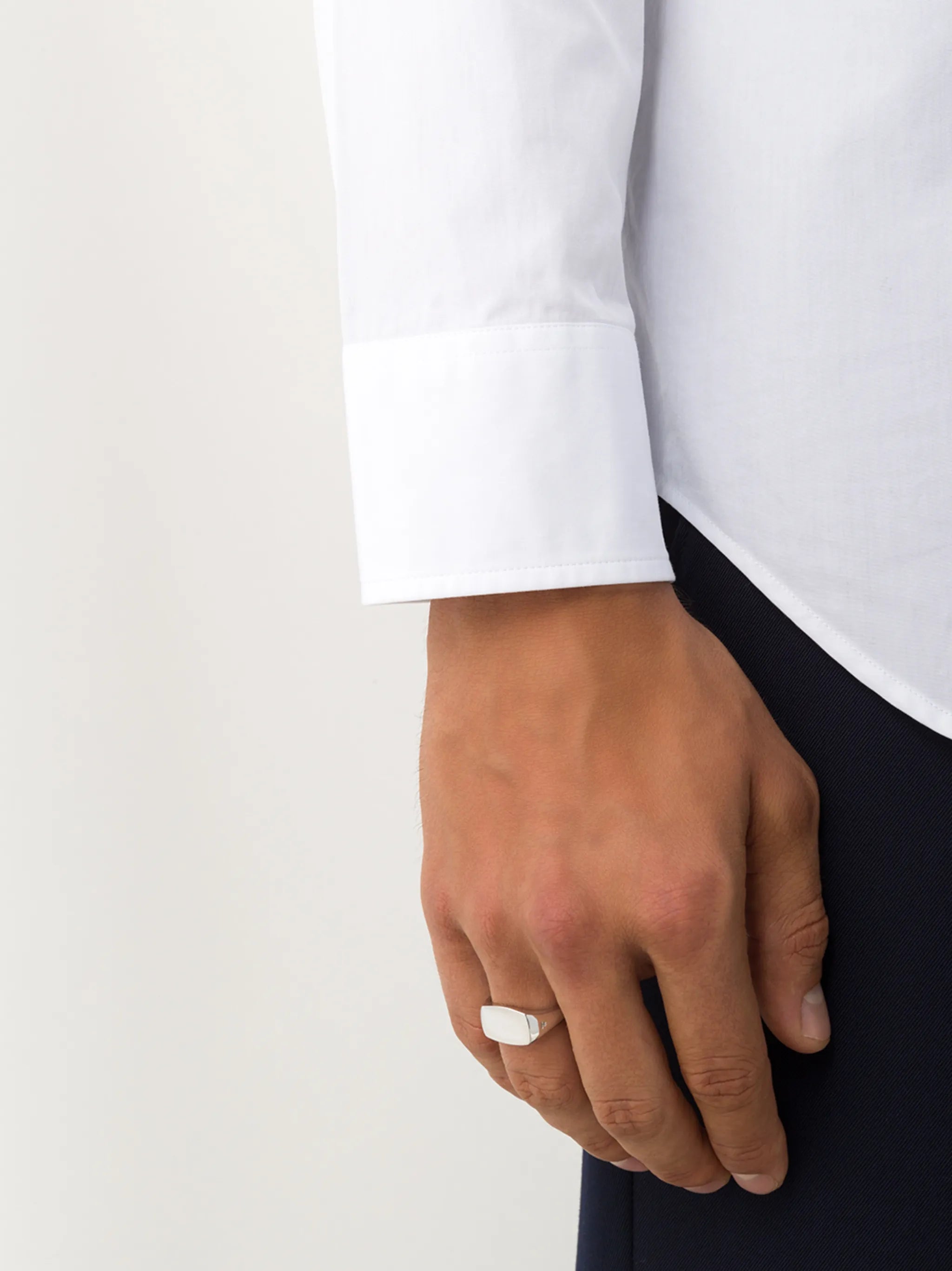 Michael engraved detail ring