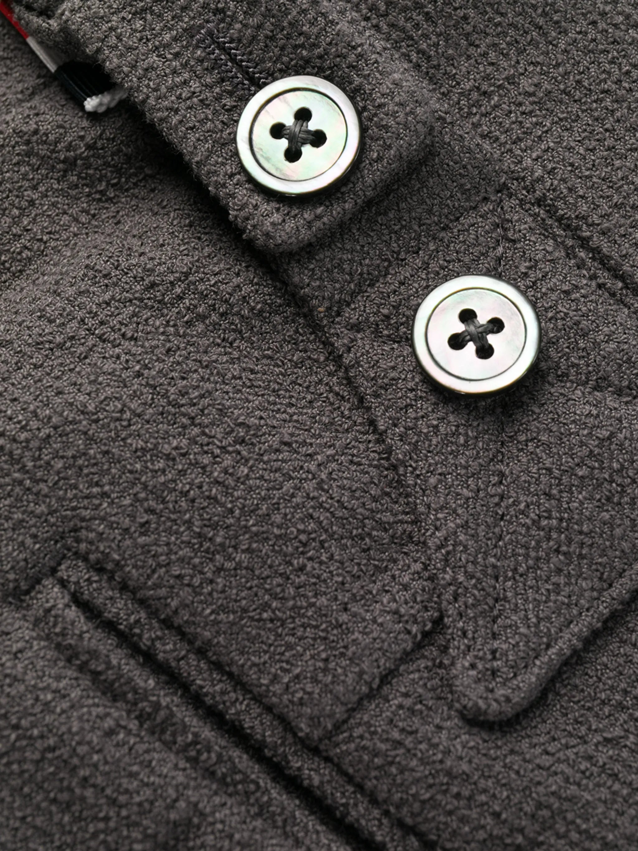 backstrap side-stripe cotton trousers