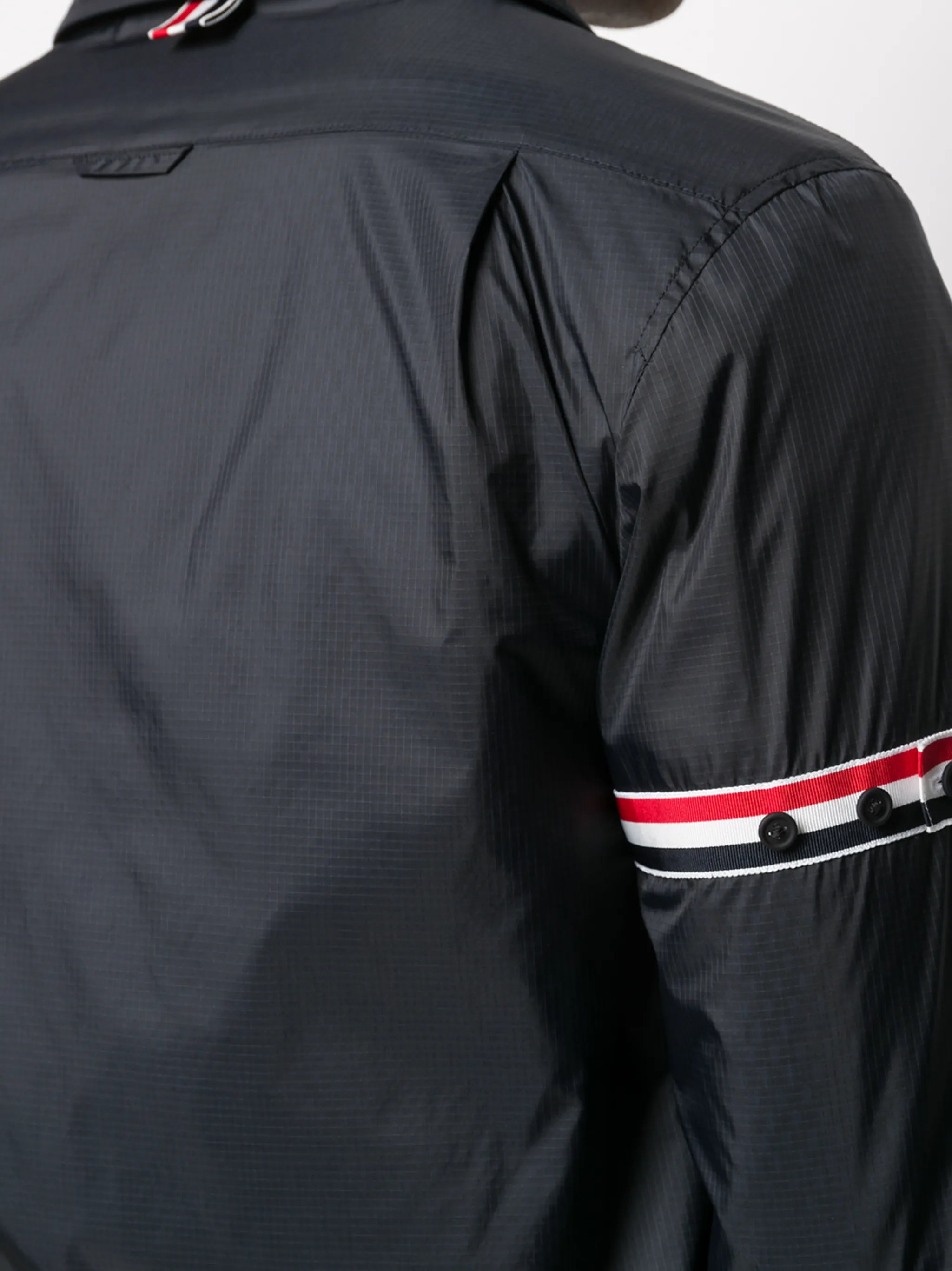 armband zip-up jacket