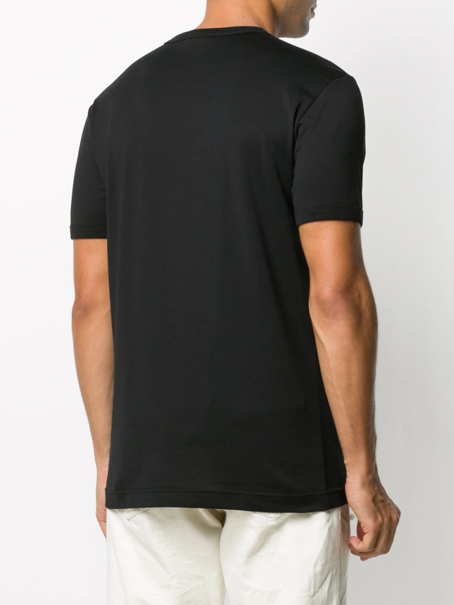 embroidered cotton T-shirt