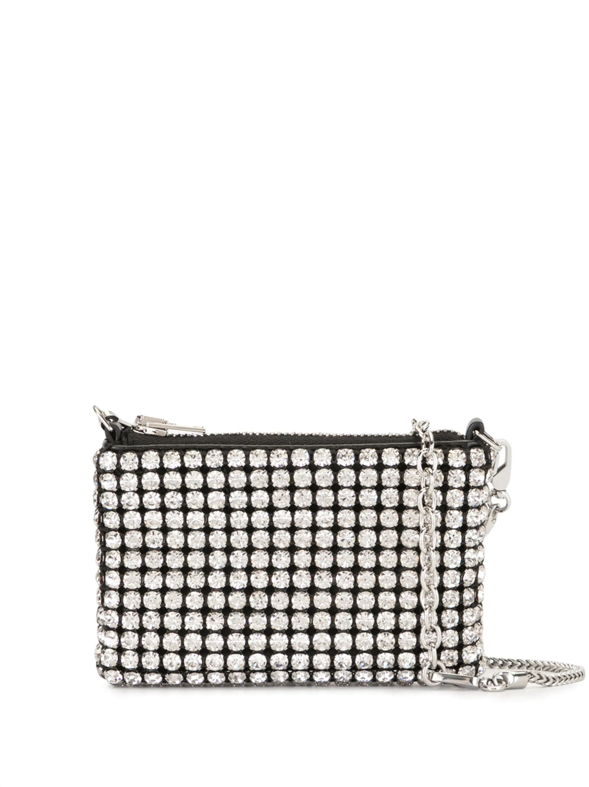 Wangloc rhinestone mini bag