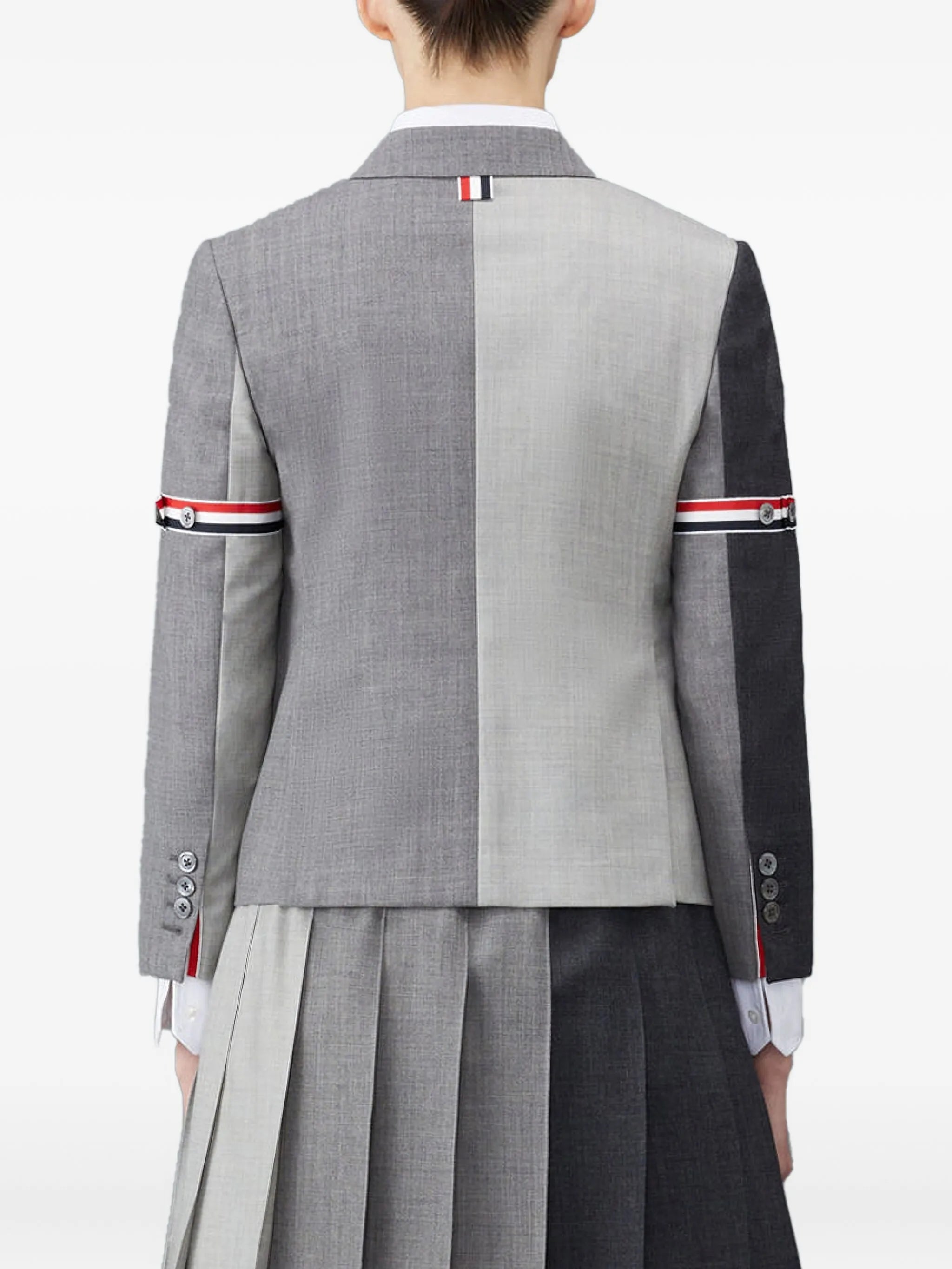Fun-Mix 2ply fresco panelled blazer
