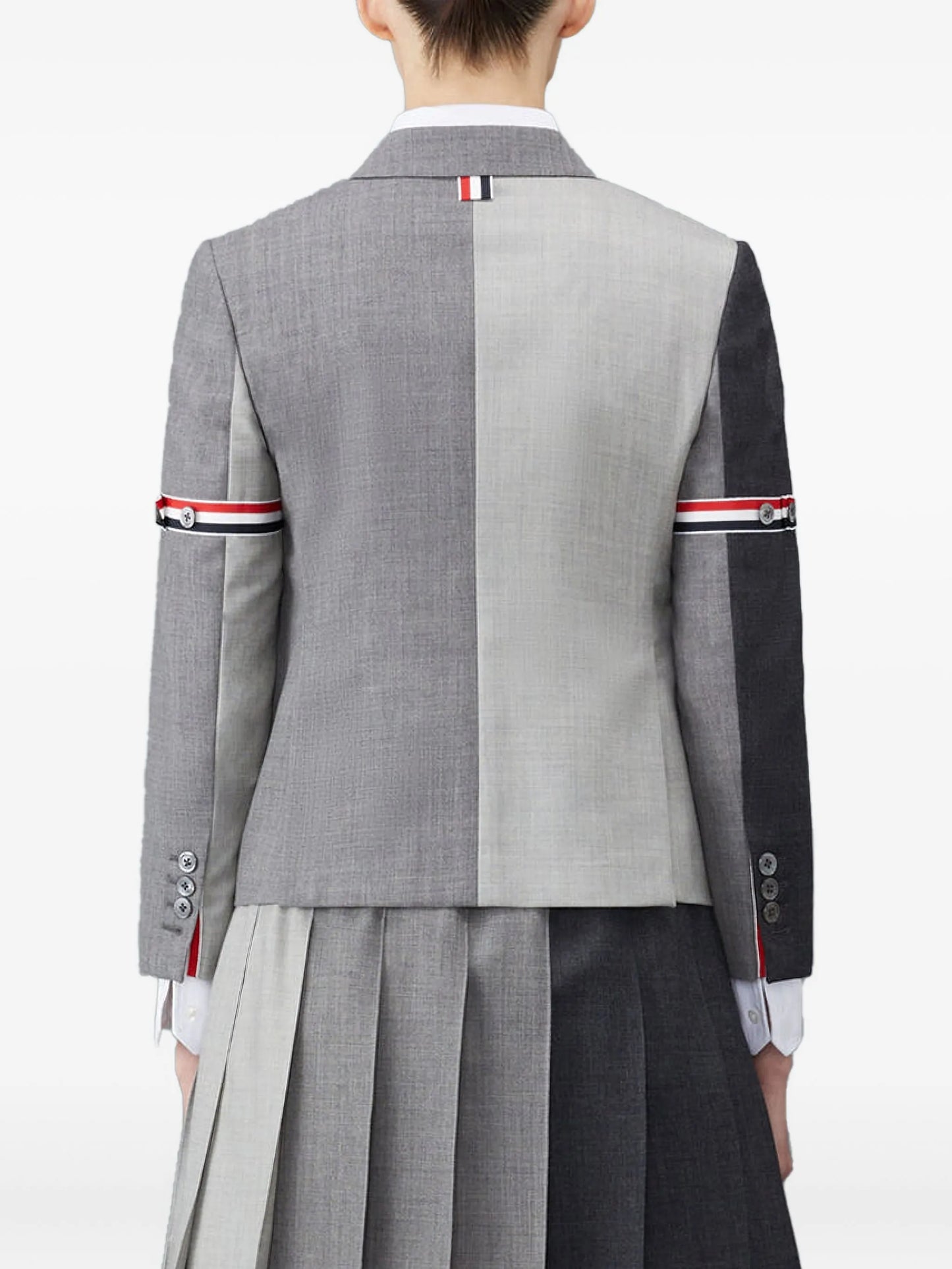 Fun-Mix 2ply fresco panelled blazer
