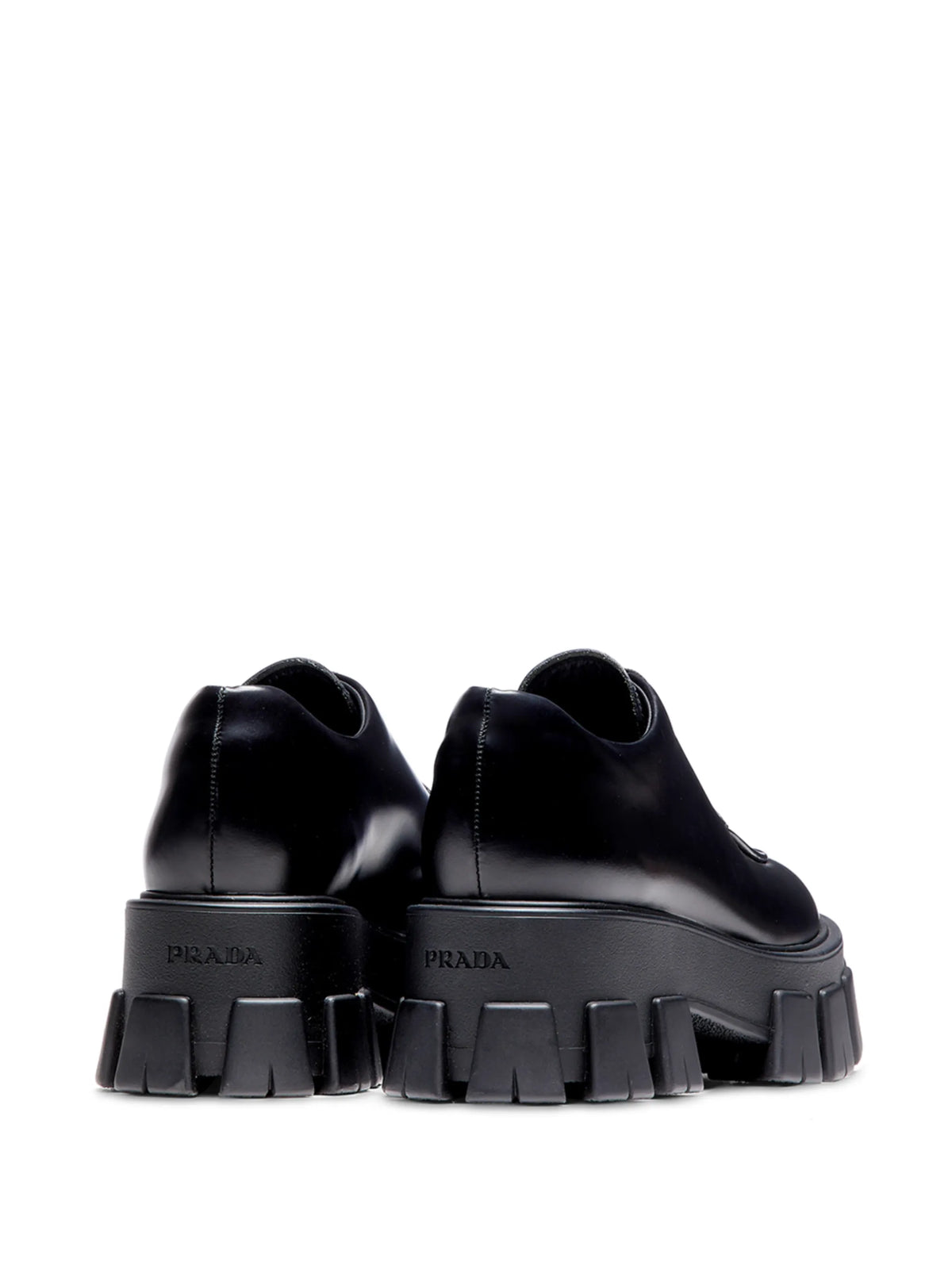 Moonlith brushed leather lace-up shoes