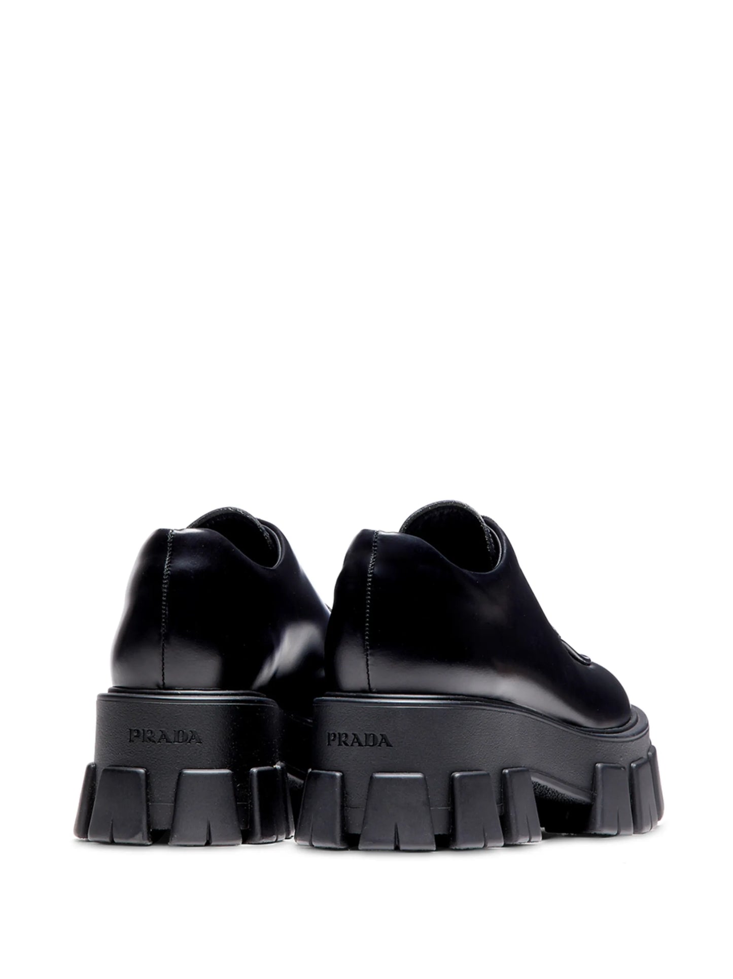 Moonlith brushed leather lace-up shoes