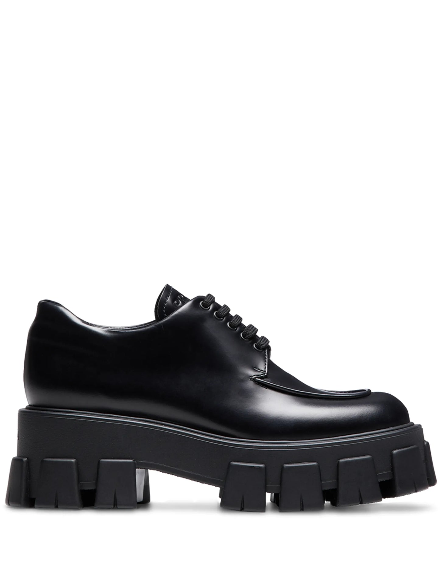 Moonlith brushed leather lace-up shoes