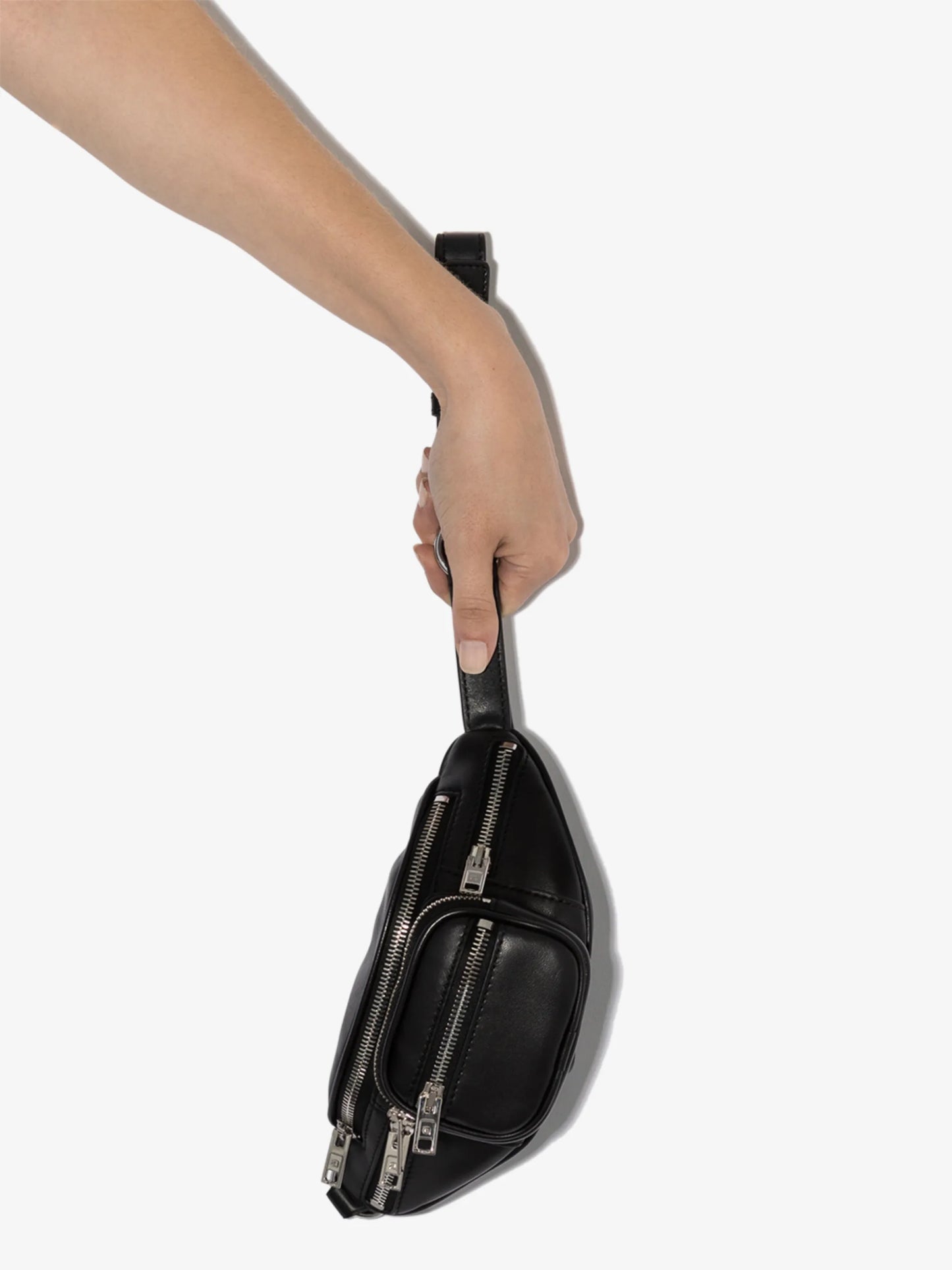Attica chain-link leather belt bag