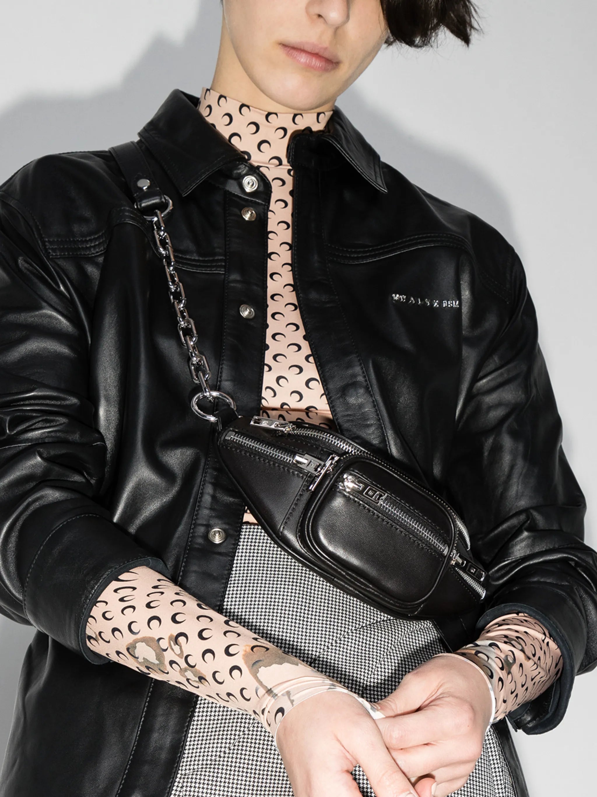 Attica leather belt bag