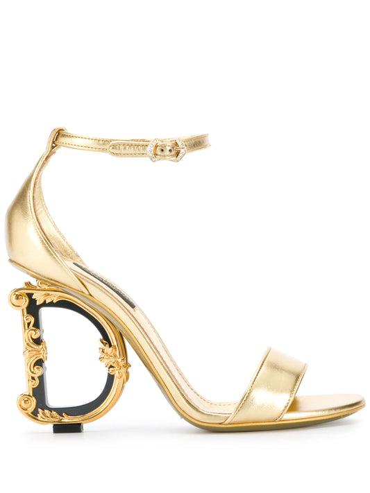 Baroque DG 105mm leather sandals