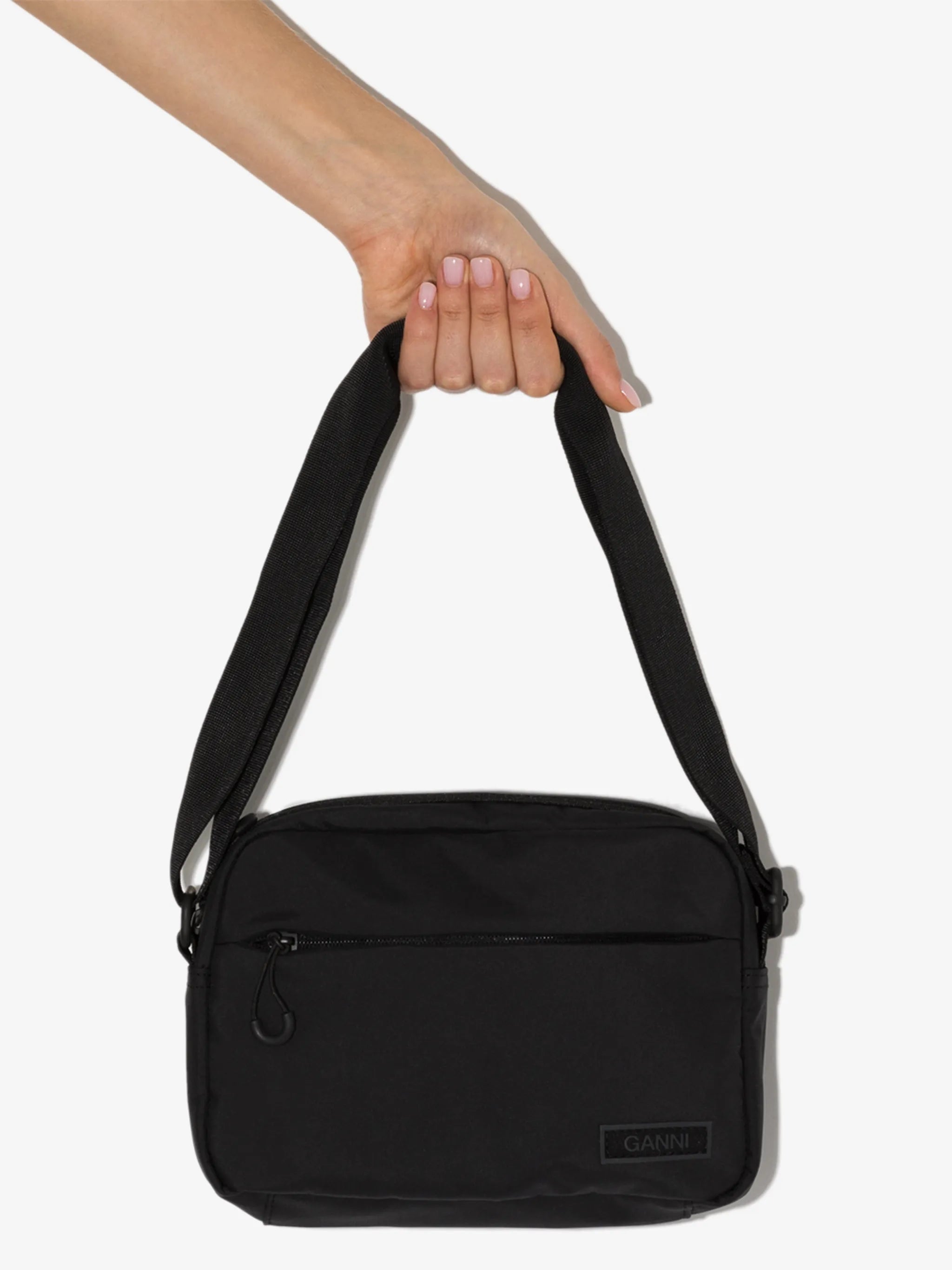 logo-patch crossbody bag