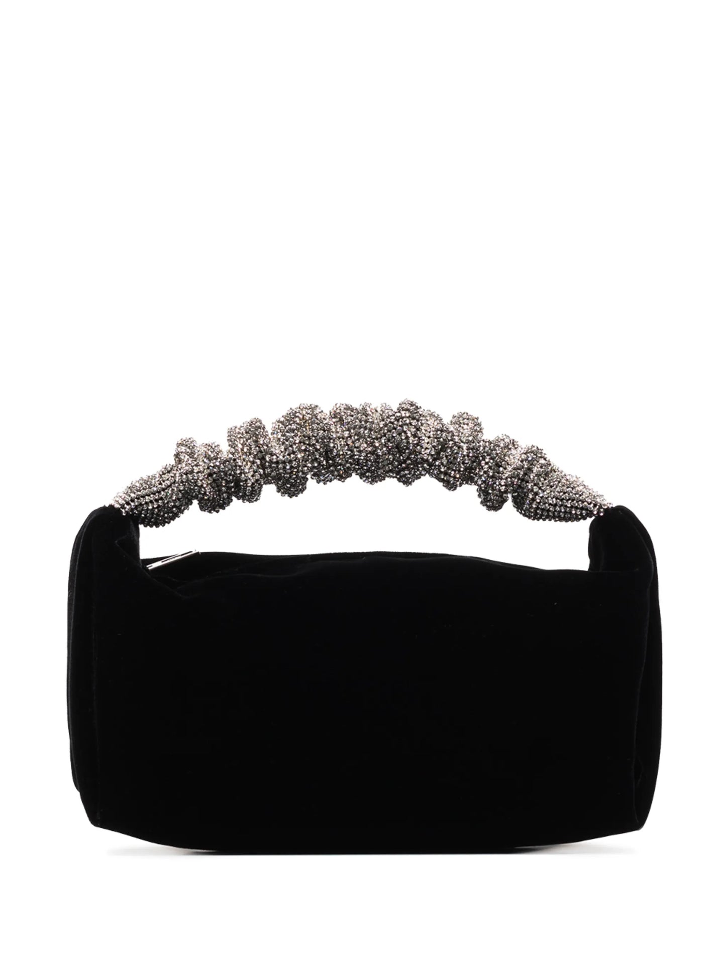 Scrunchie rhinestone-embellished mini bag