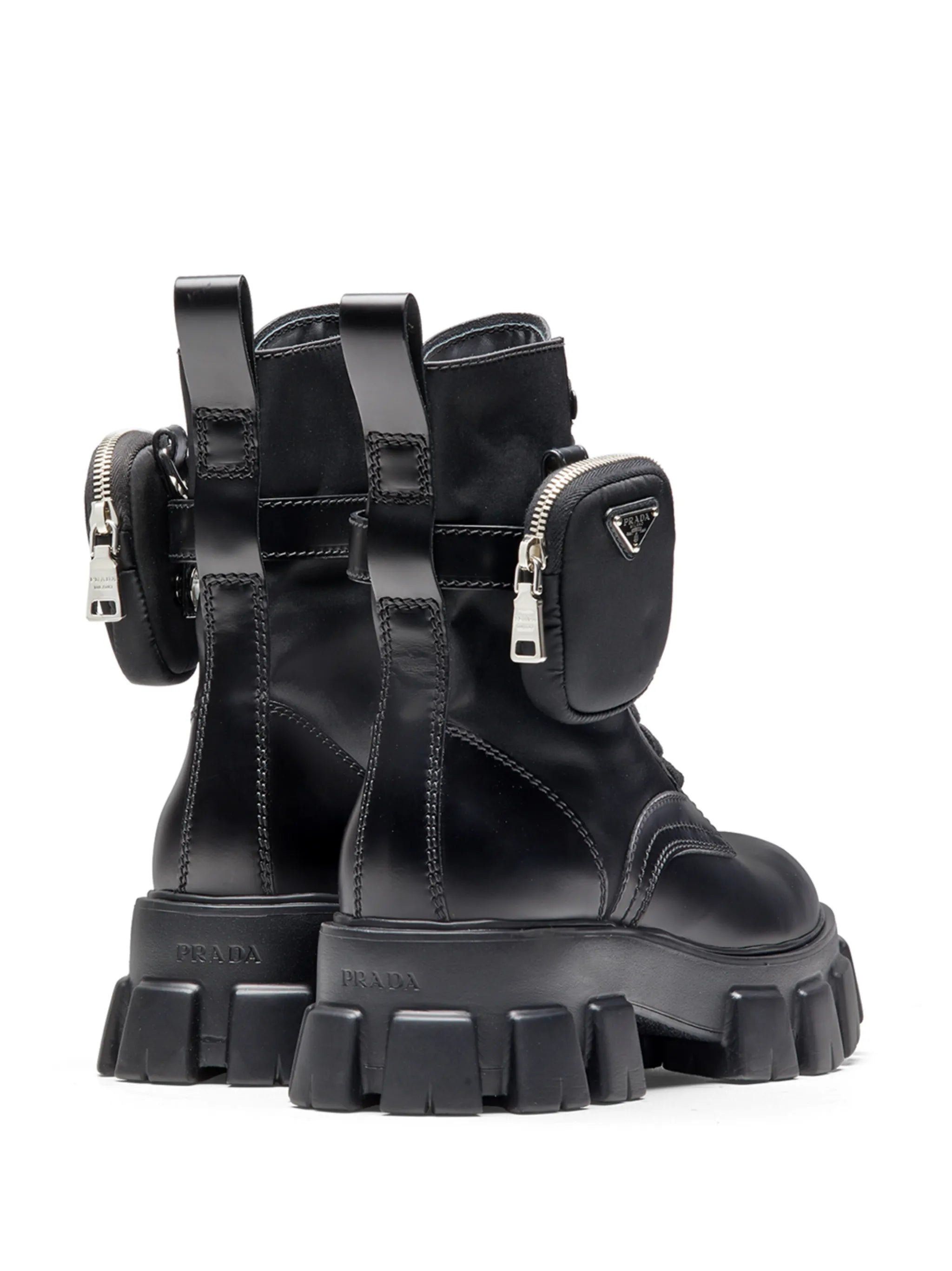 ankle pouch combat boots