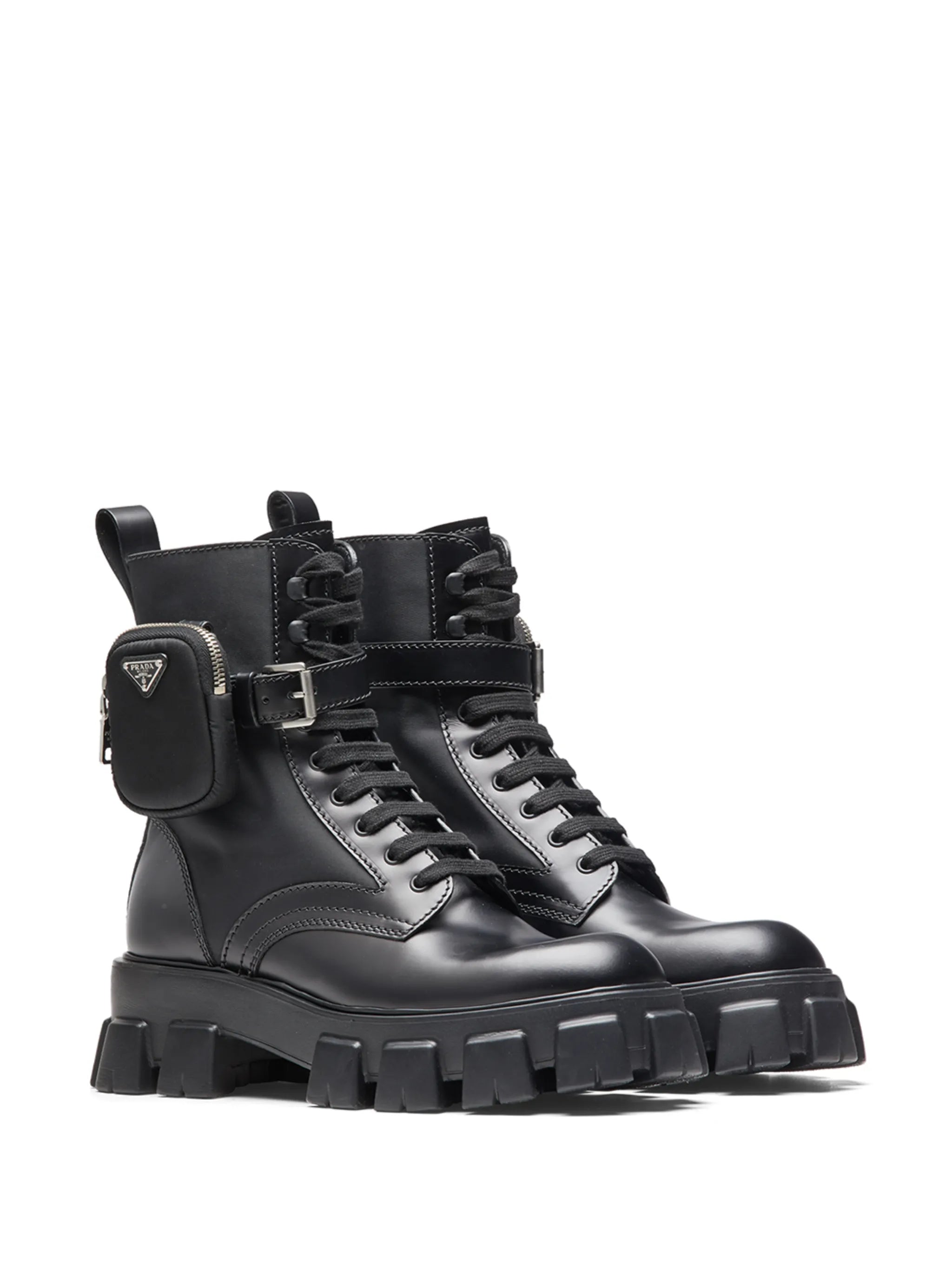 ankle pouch combat boots