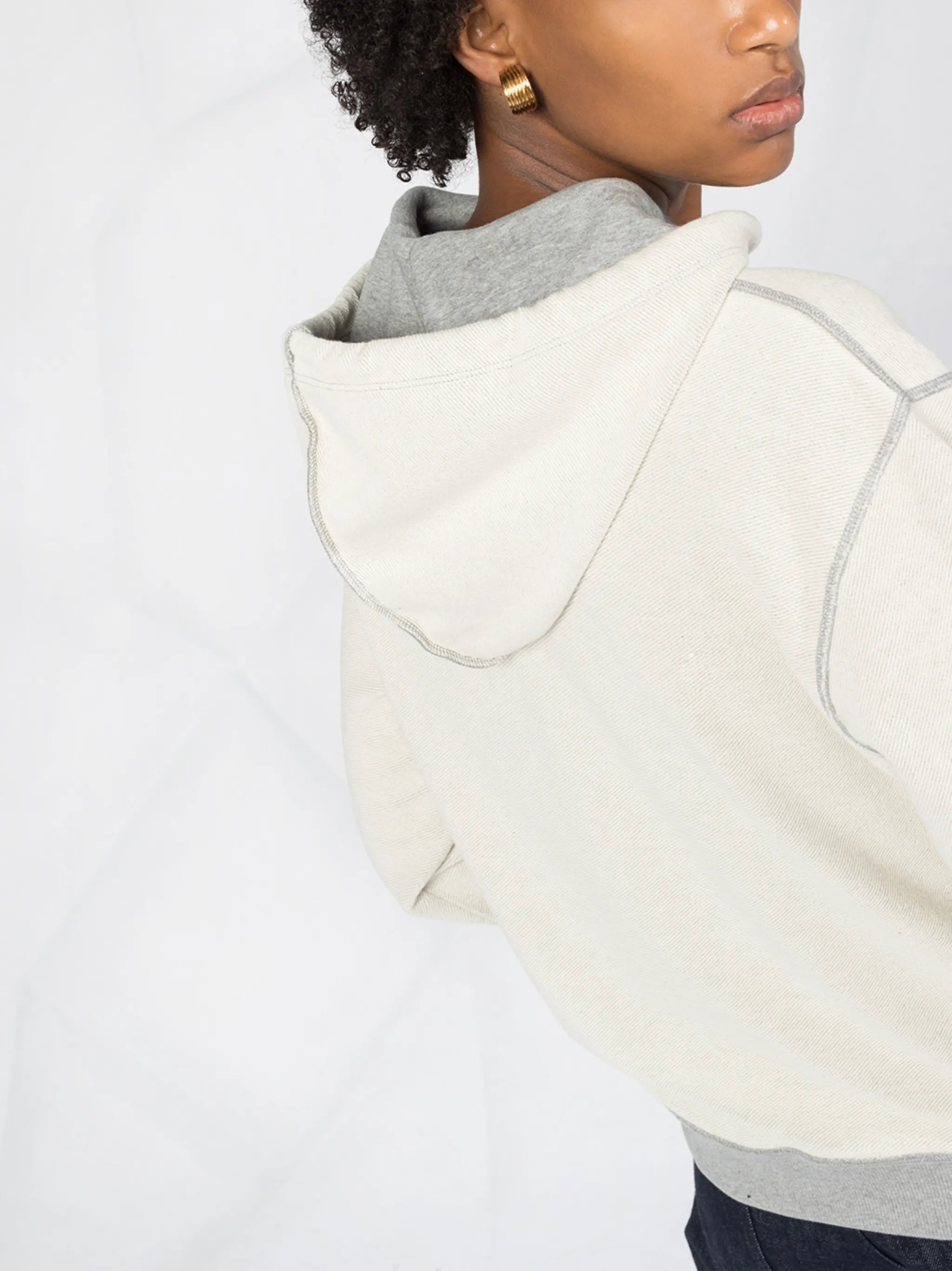 logo-embroidered hoodie