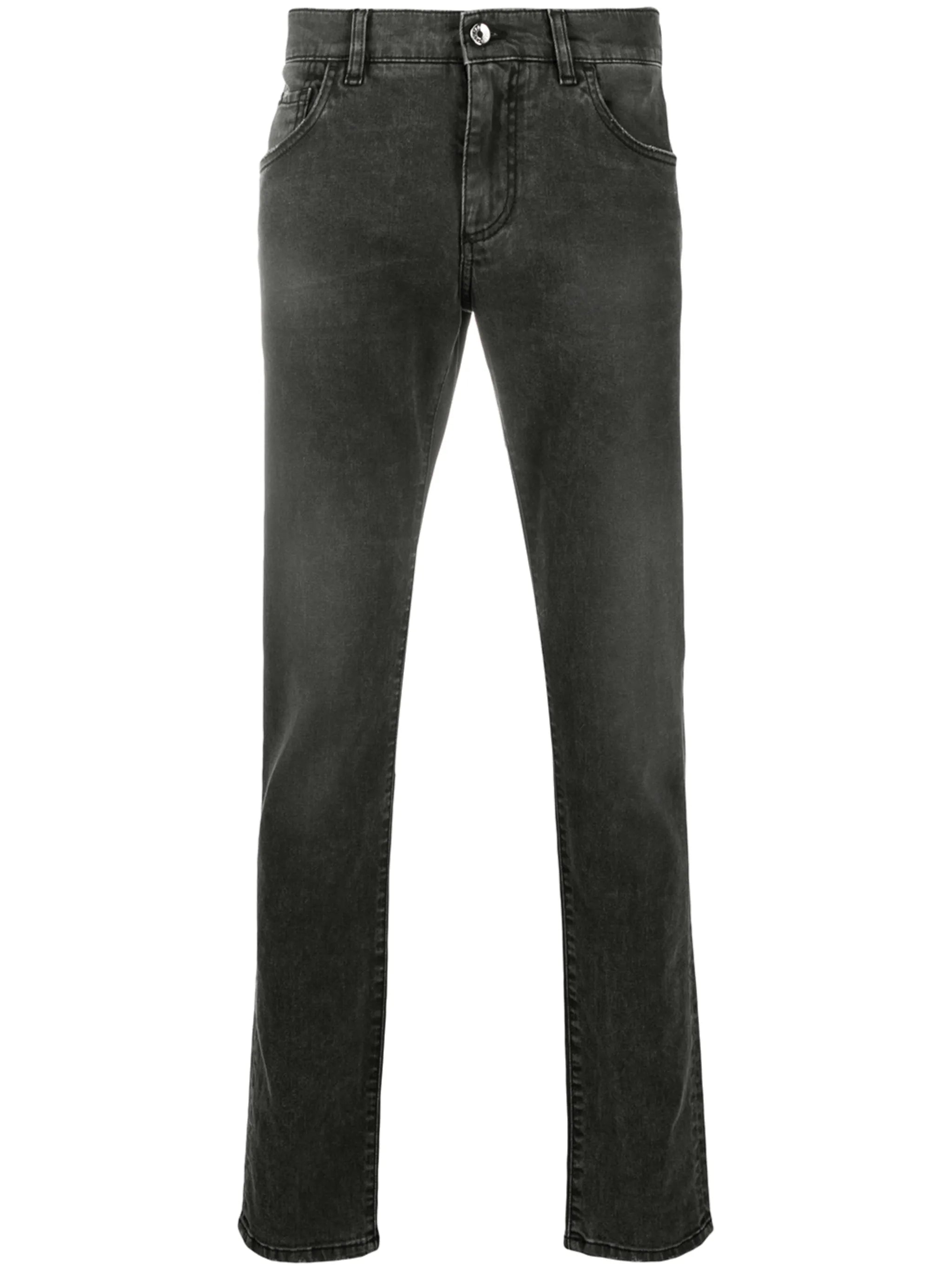 logo-appliqué skinny jeans