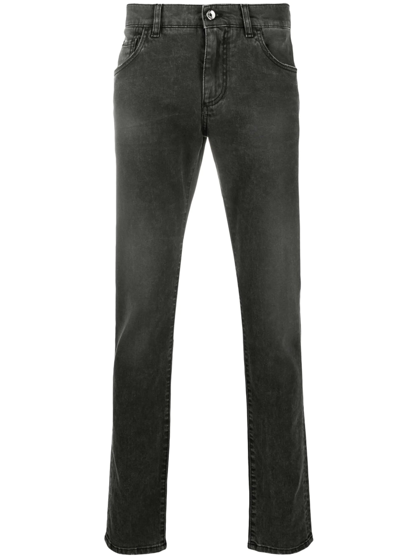 logo-appliqué skinny jeans