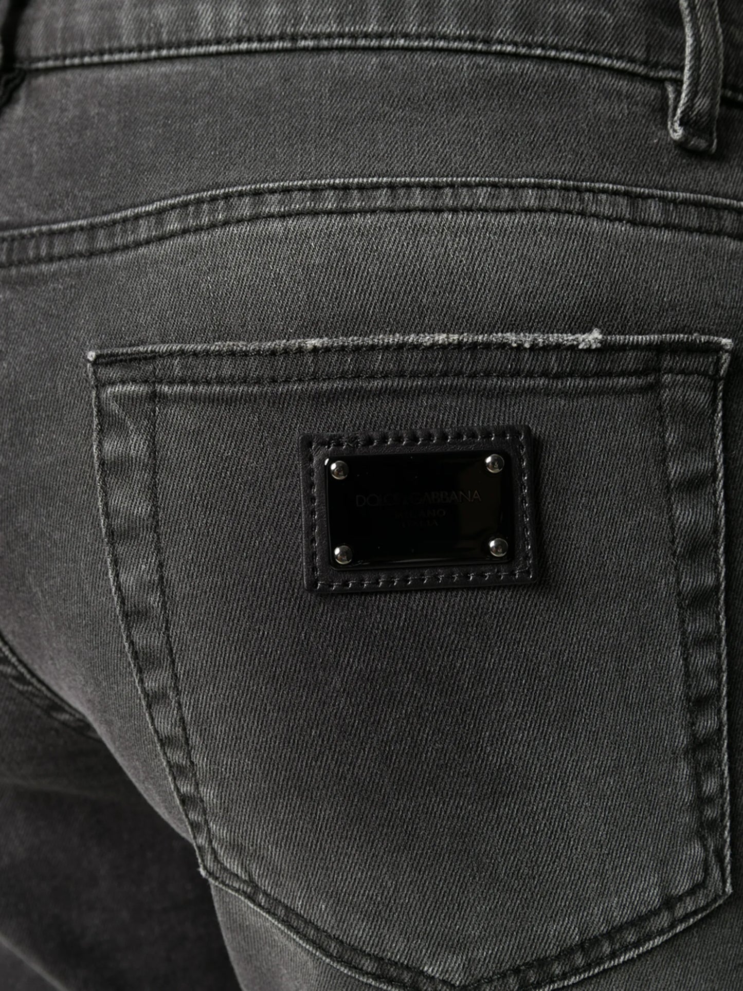 logo-appliqué skinny jeans