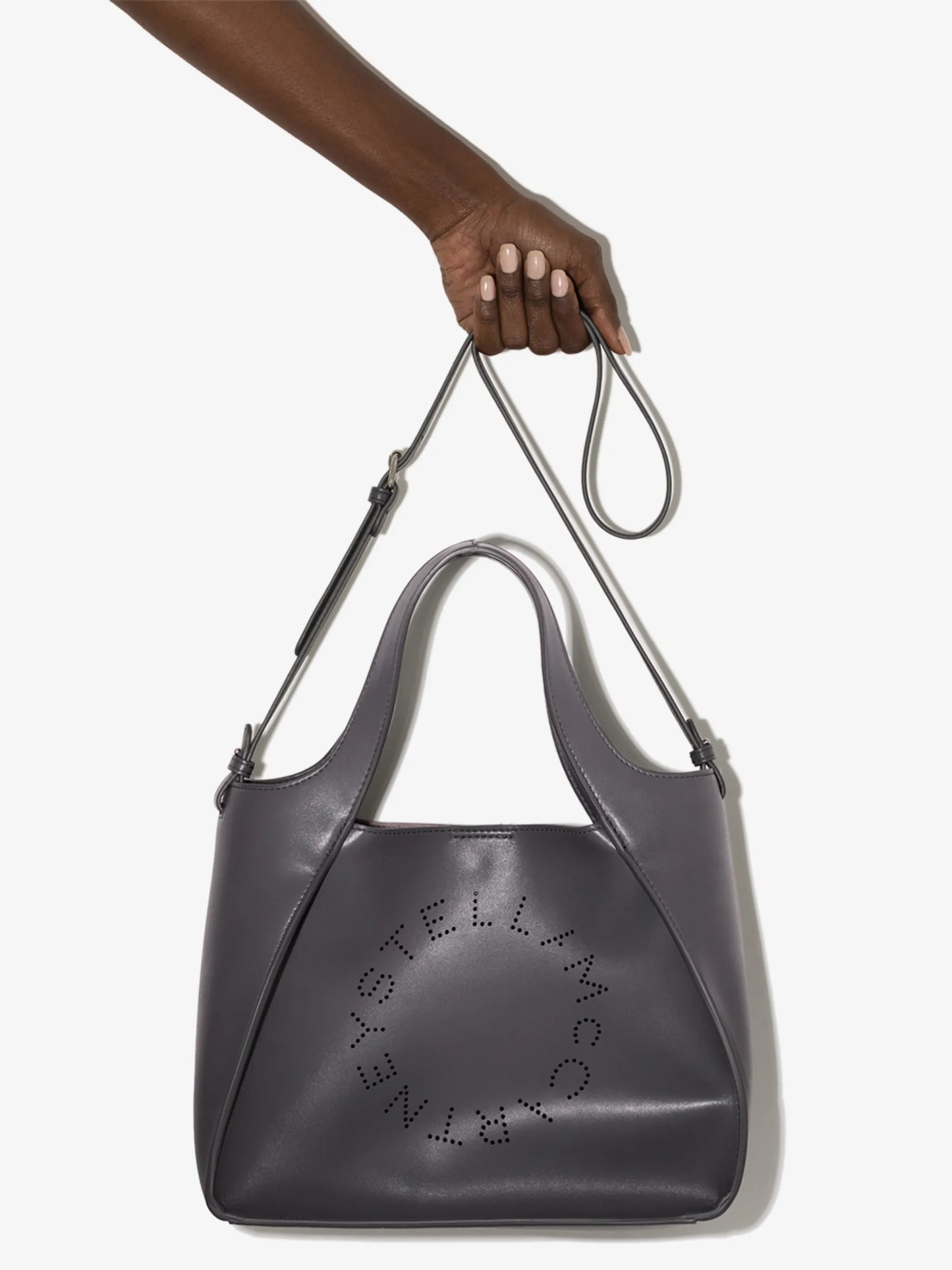 perforated logo crossbody bag