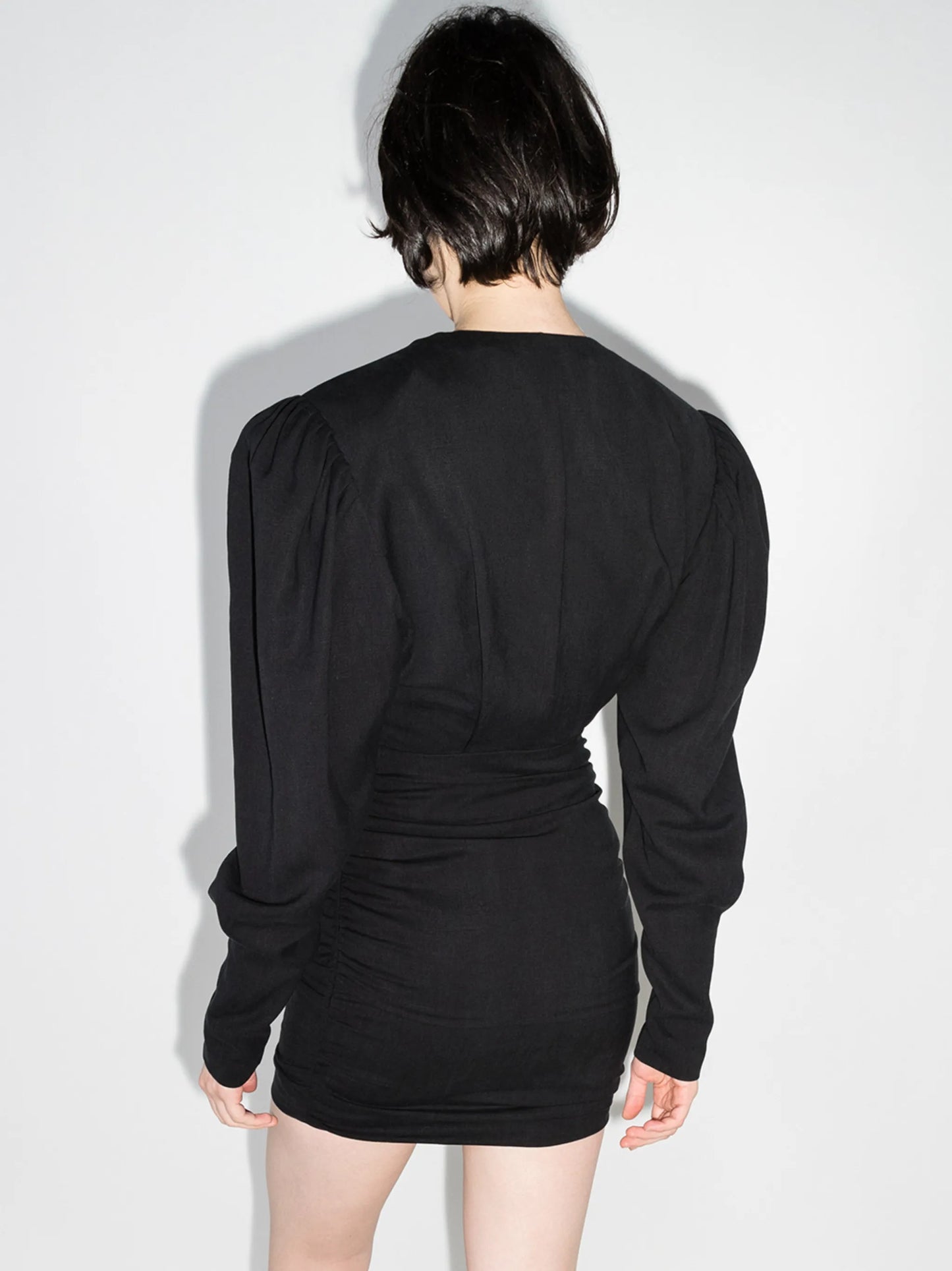 Stella ruched mini dress