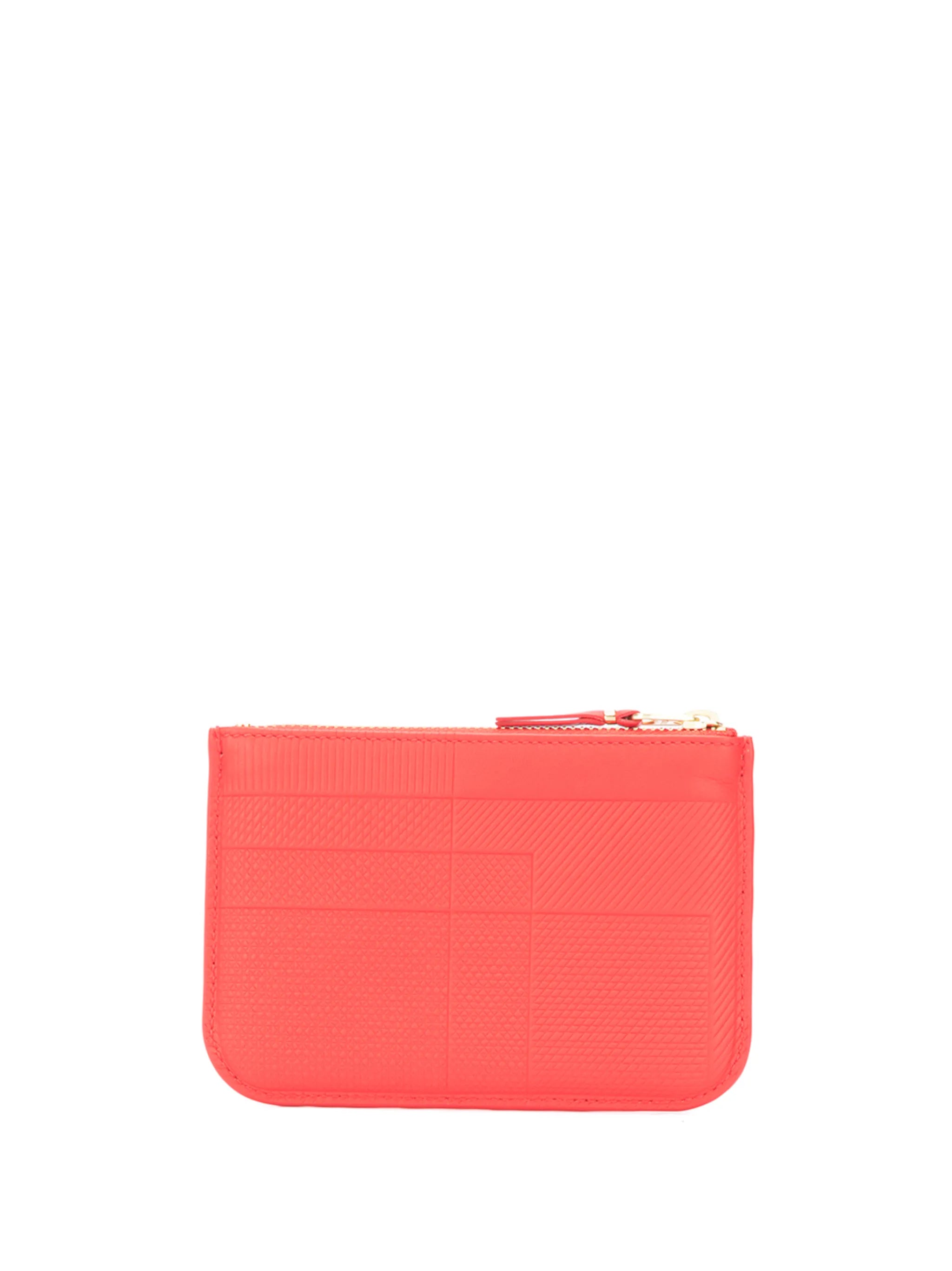Intersection textured leather wallet