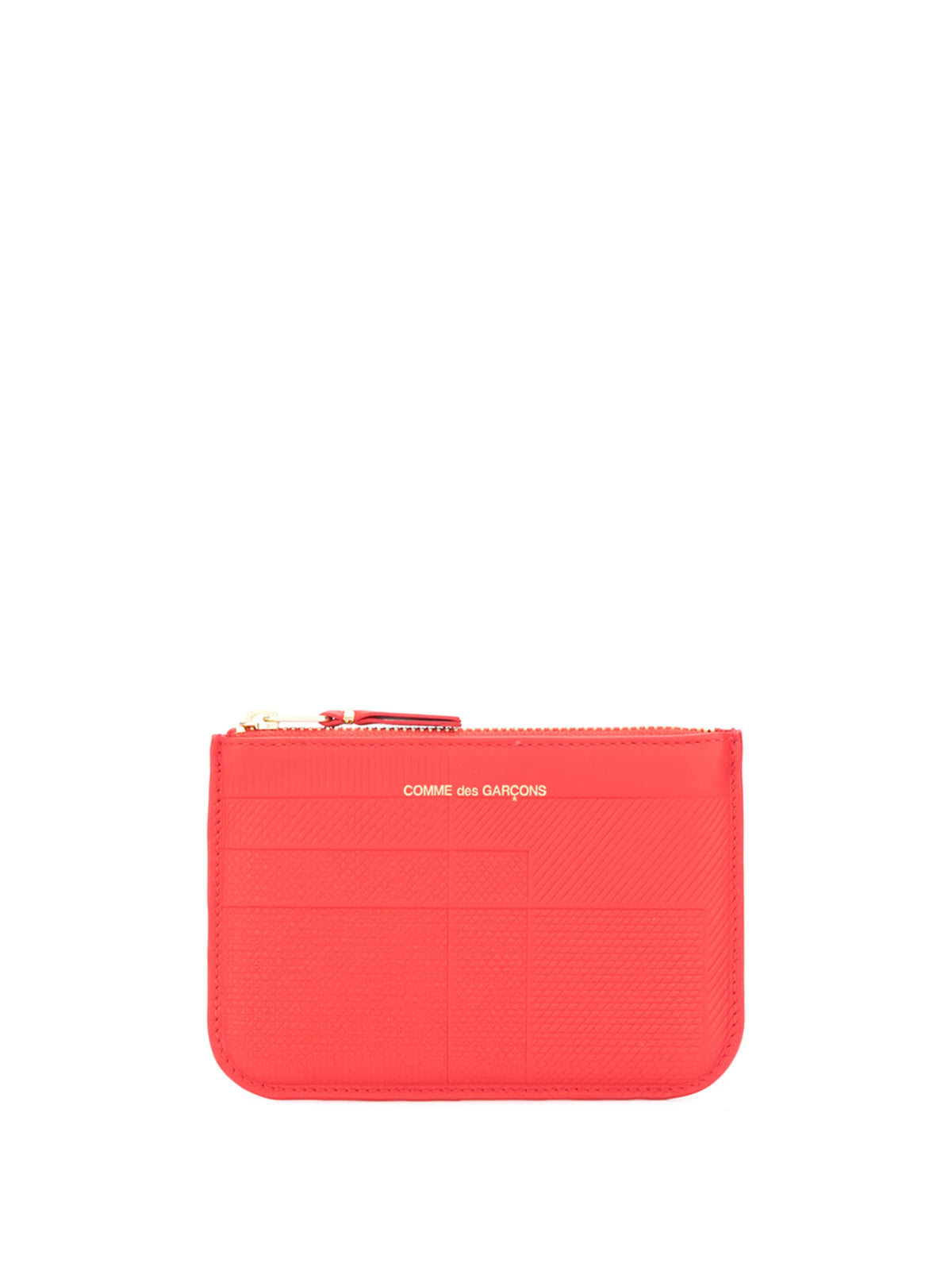 Intersection textured leather wallet