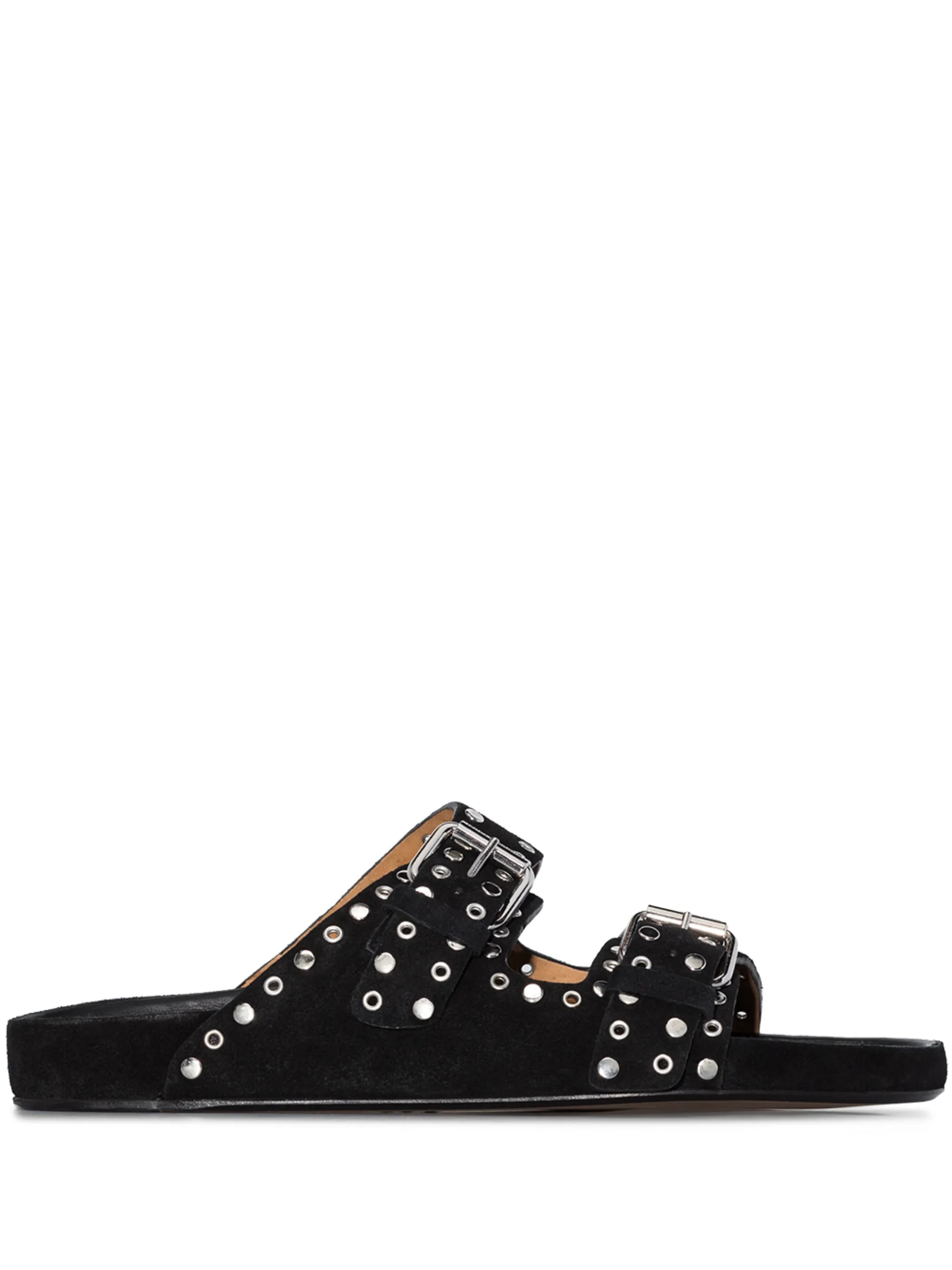 Lennyo stud-embellished suede sandals