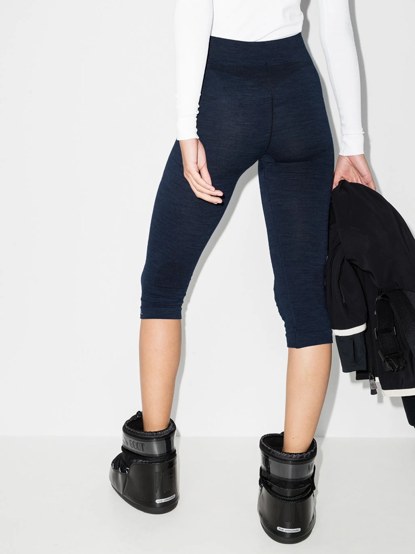 three-quarter ski leggings