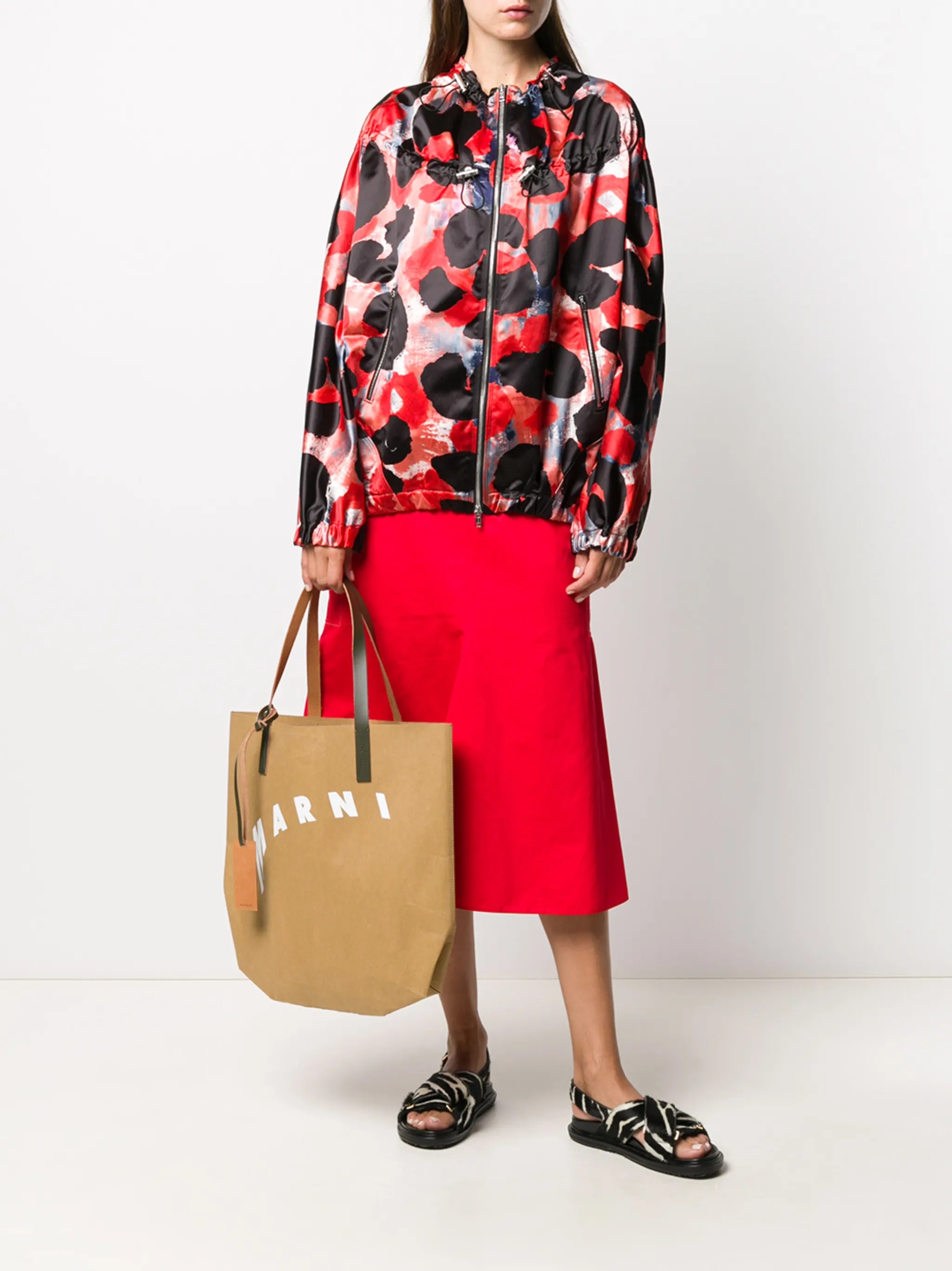 logo print tote