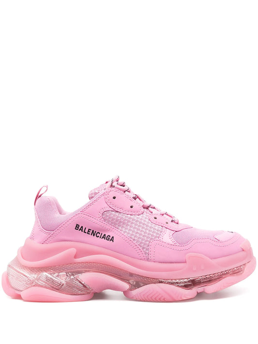 Triple S clear-sole sneakers