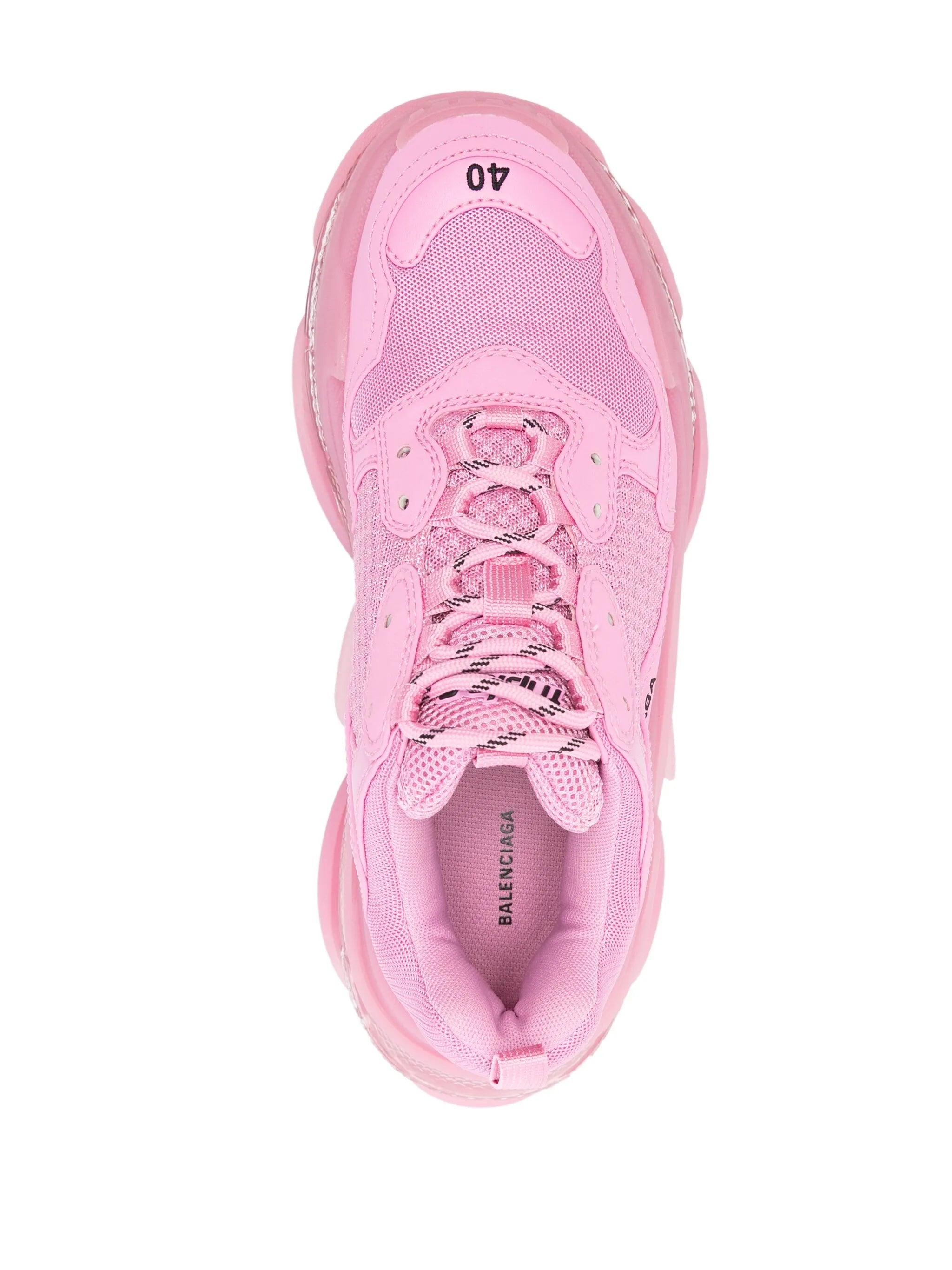 Triple S clear-sole sneakers