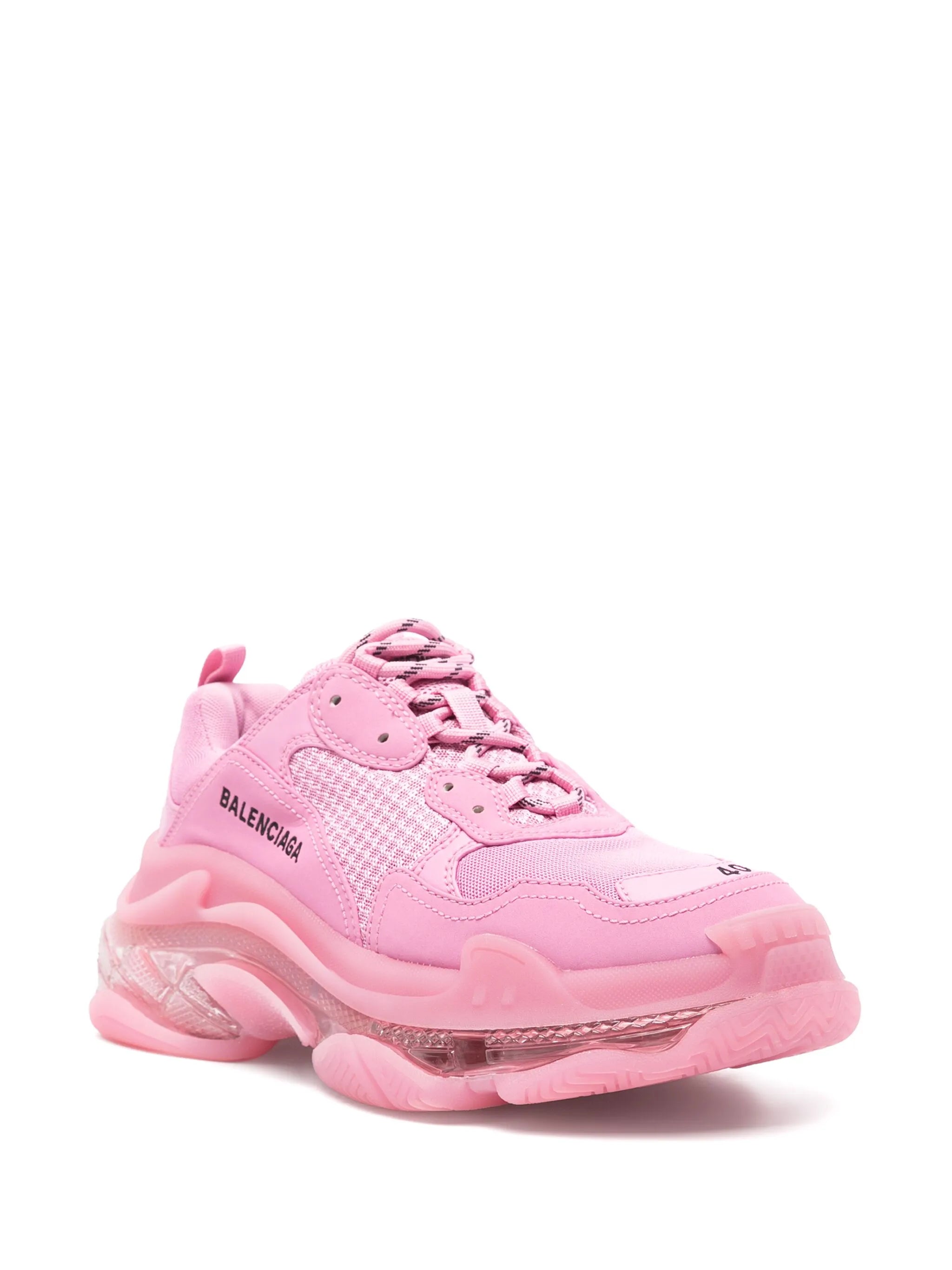 Triple S clear-sole sneakers