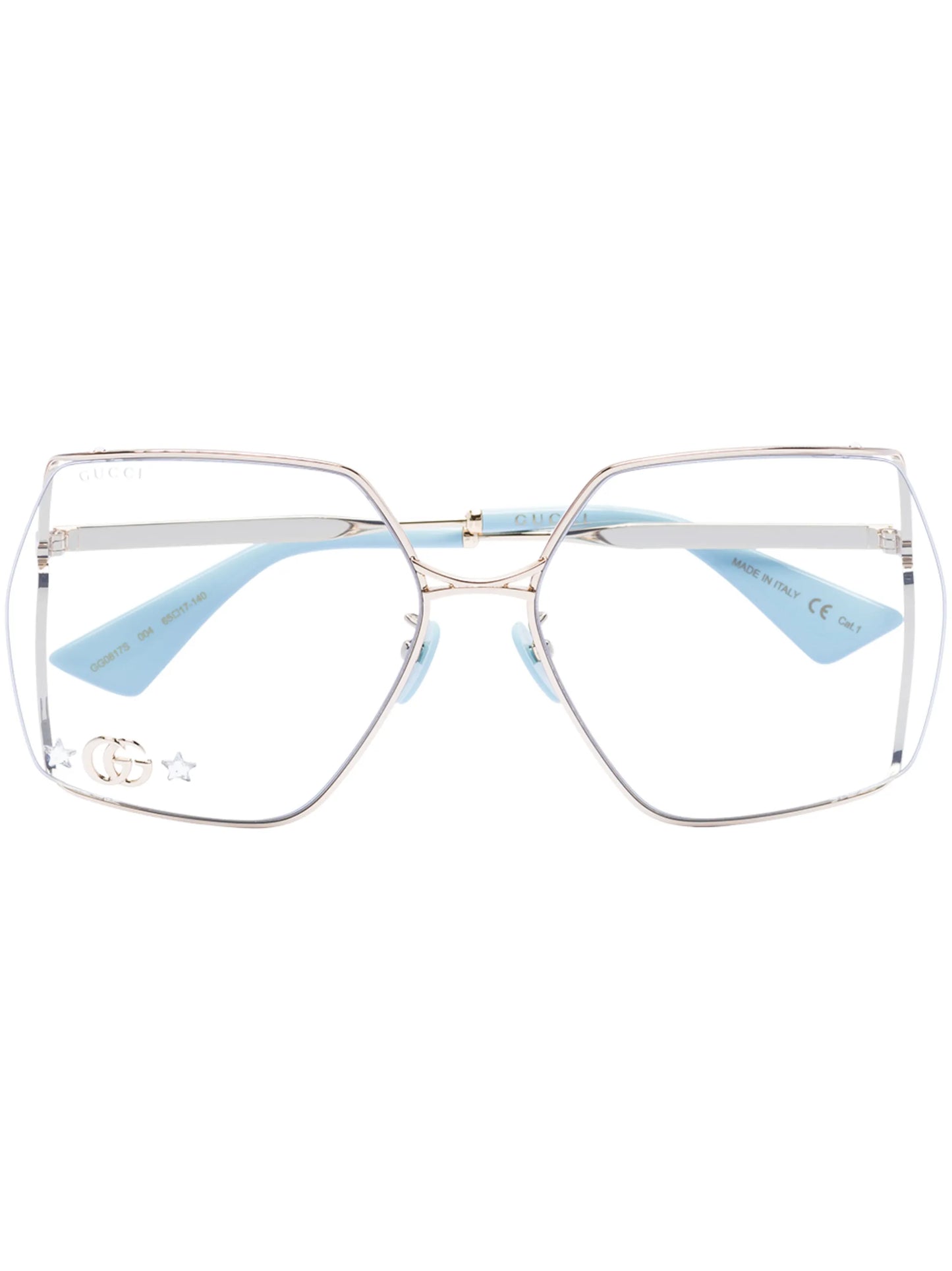 Fork square-frame optical glasses