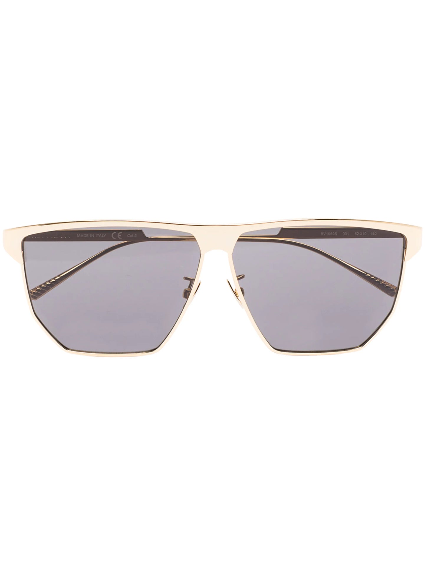 angular pilot-frame sunglasses