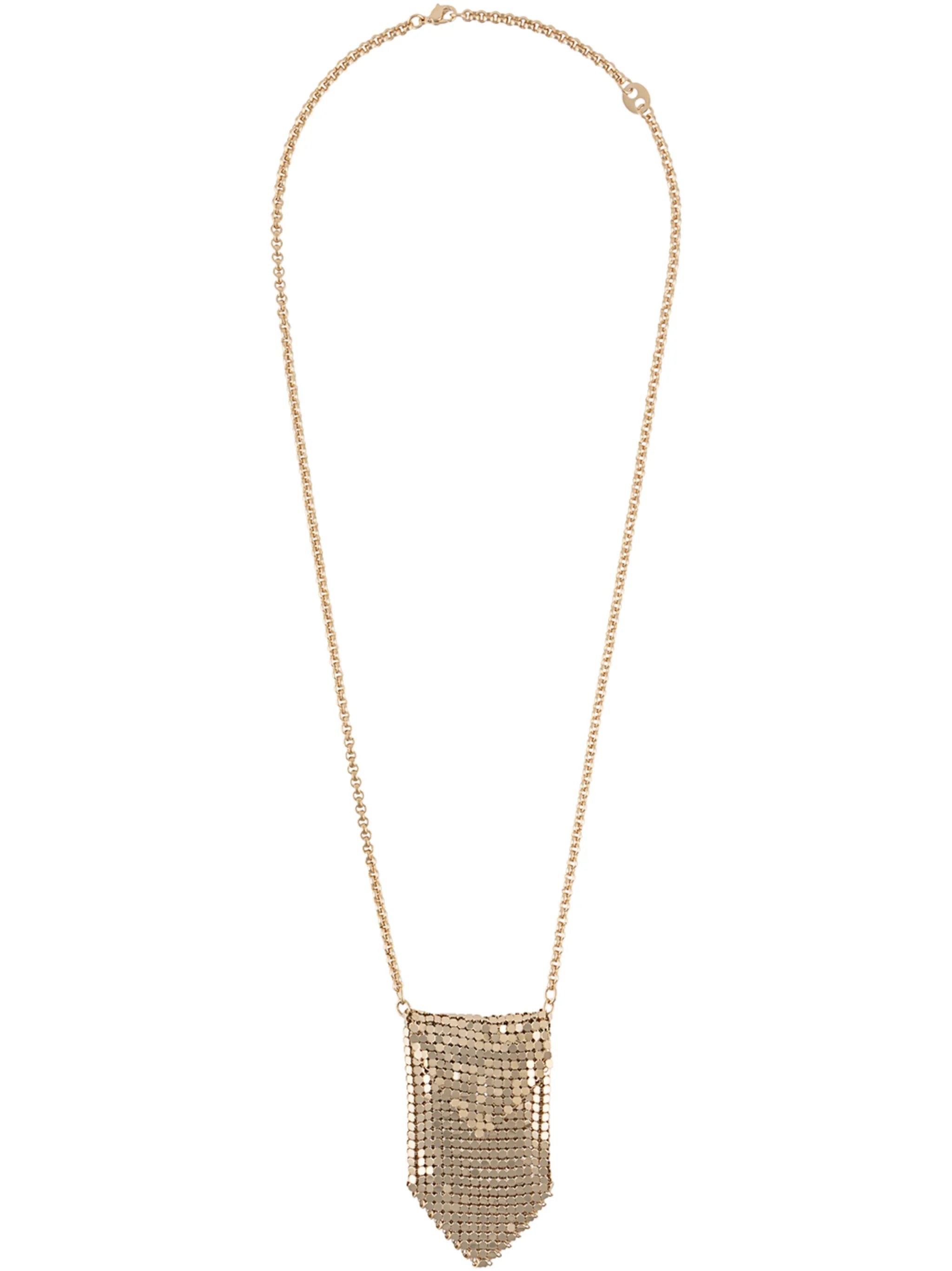 mesh pendant necklace