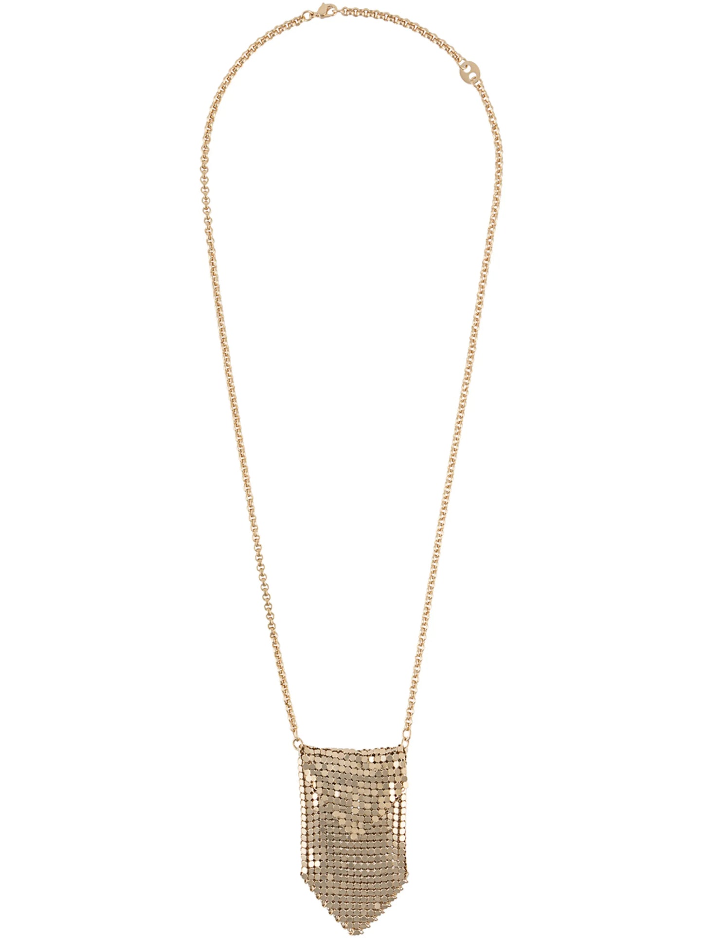 mesh pendant necklace