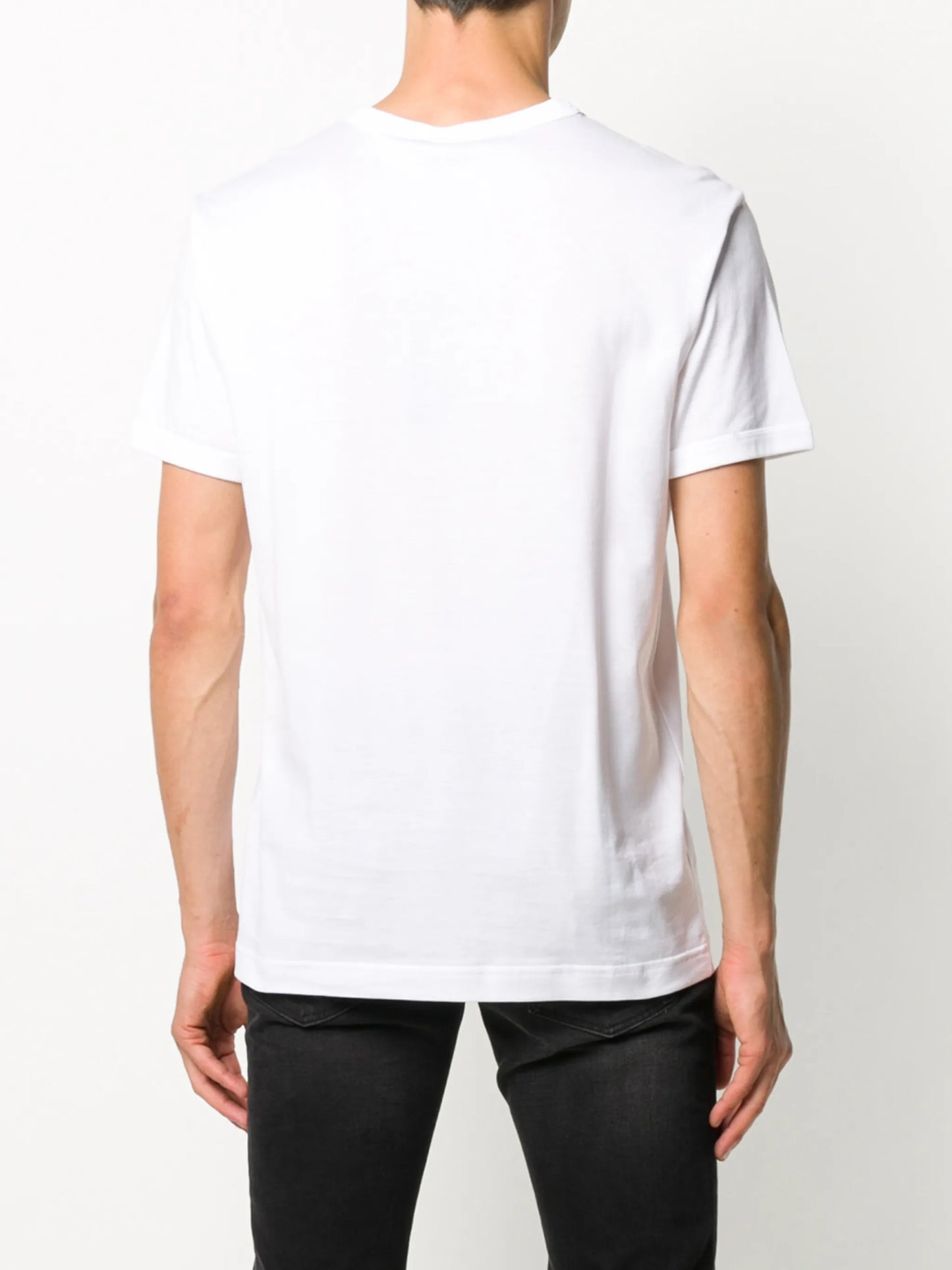 embroidered cotton T-shirt