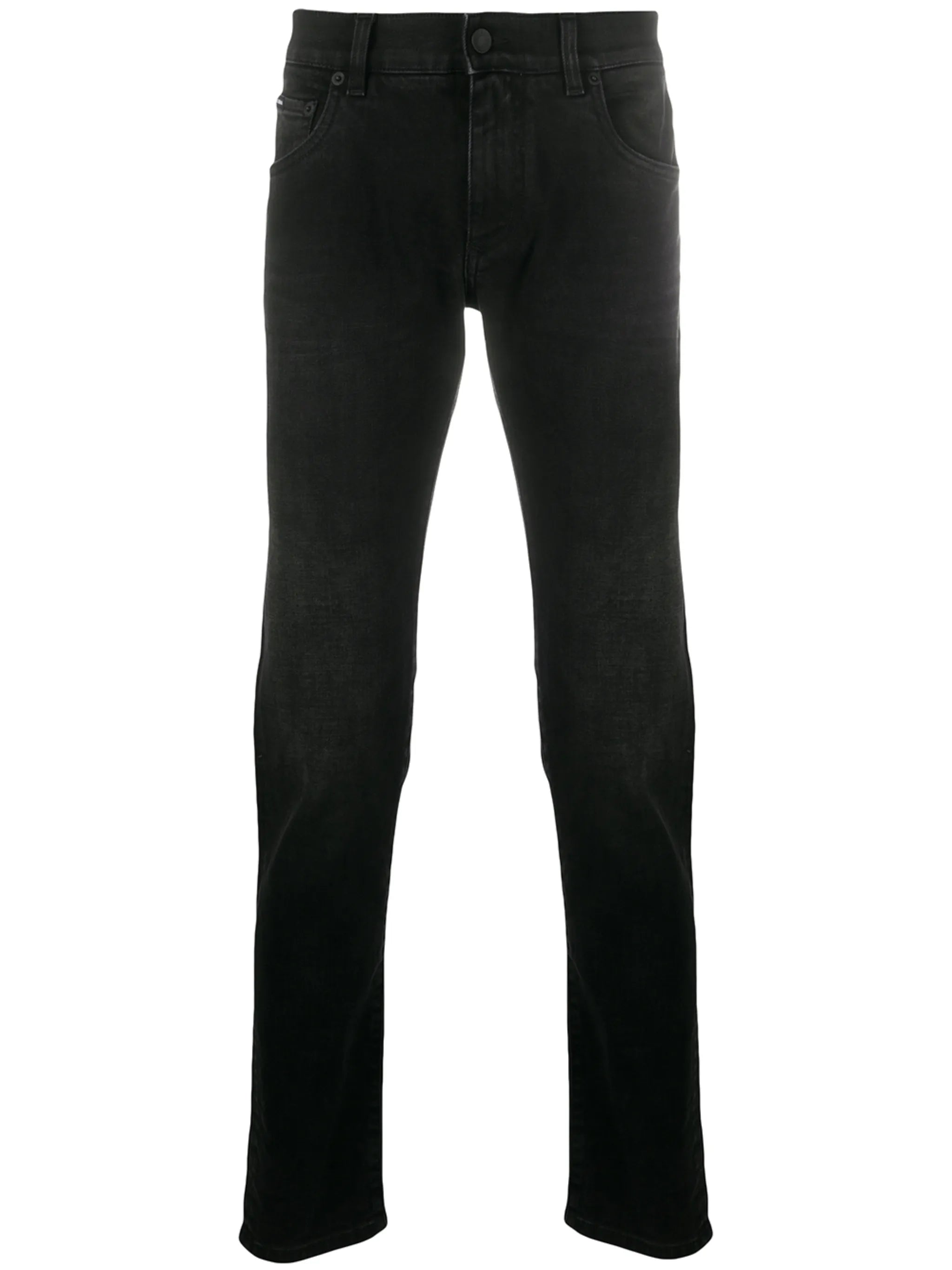 logo-appliqué skinny jeans