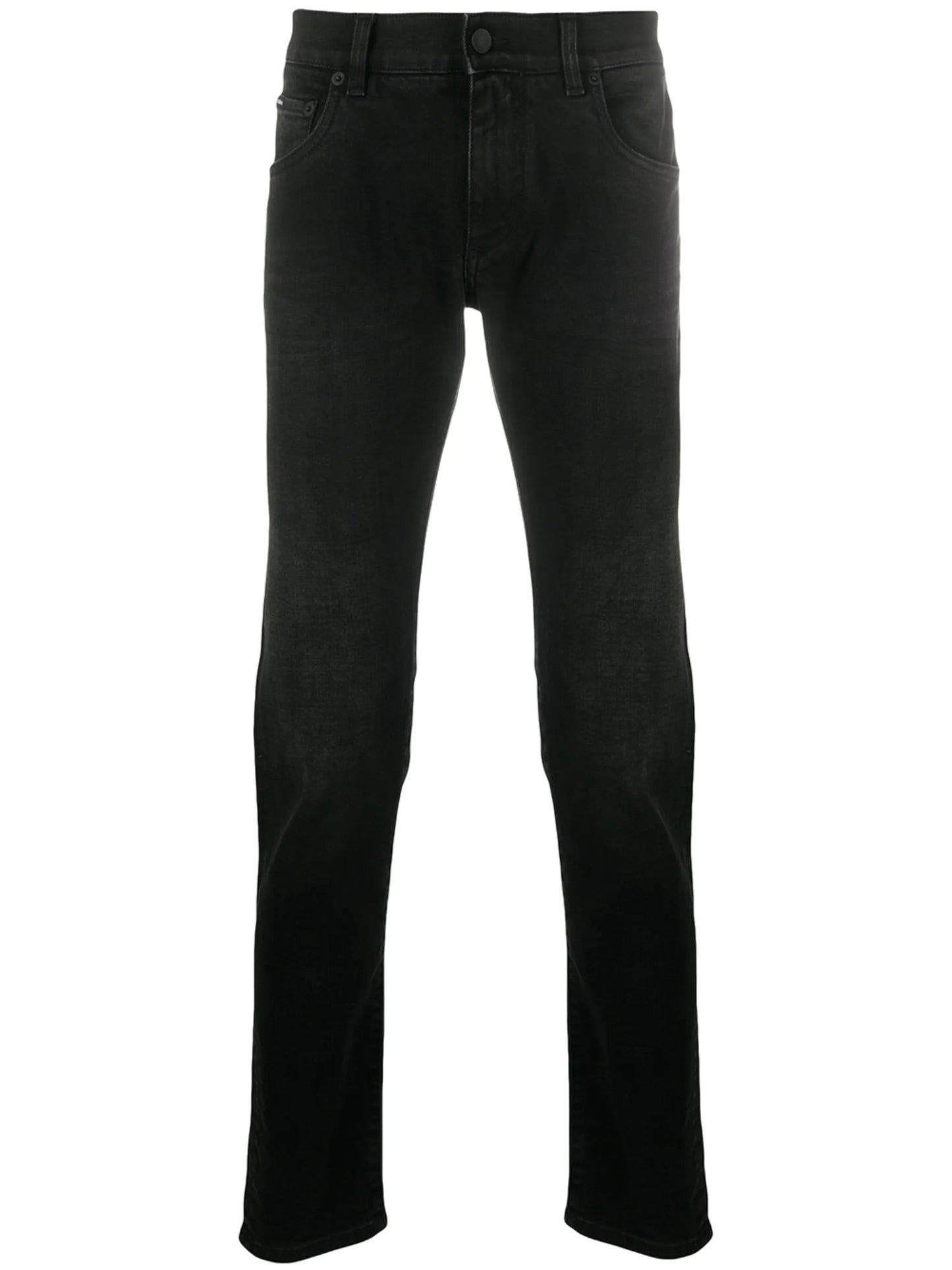 logo-appliqué skinny jeans