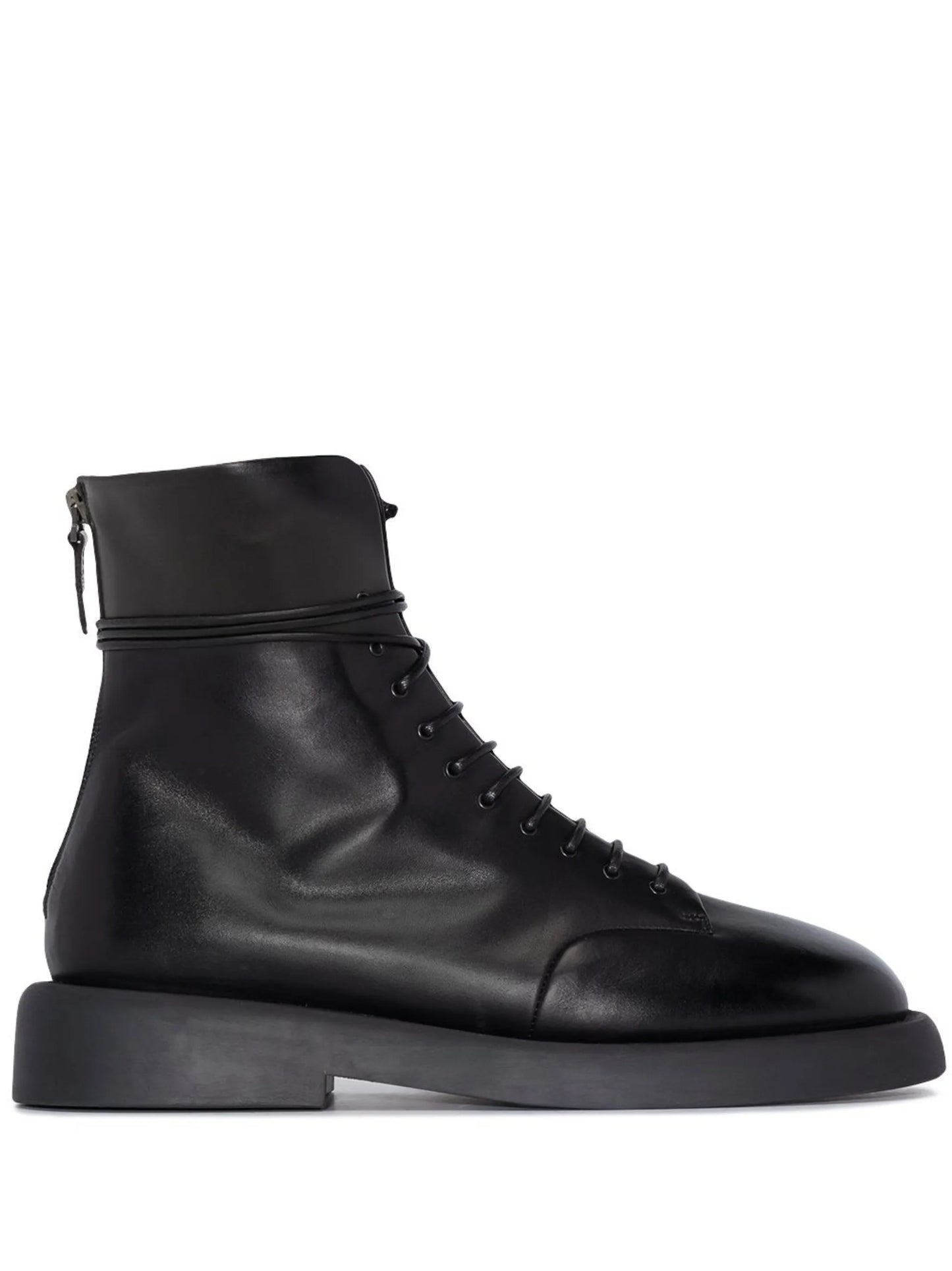 leather combat boots