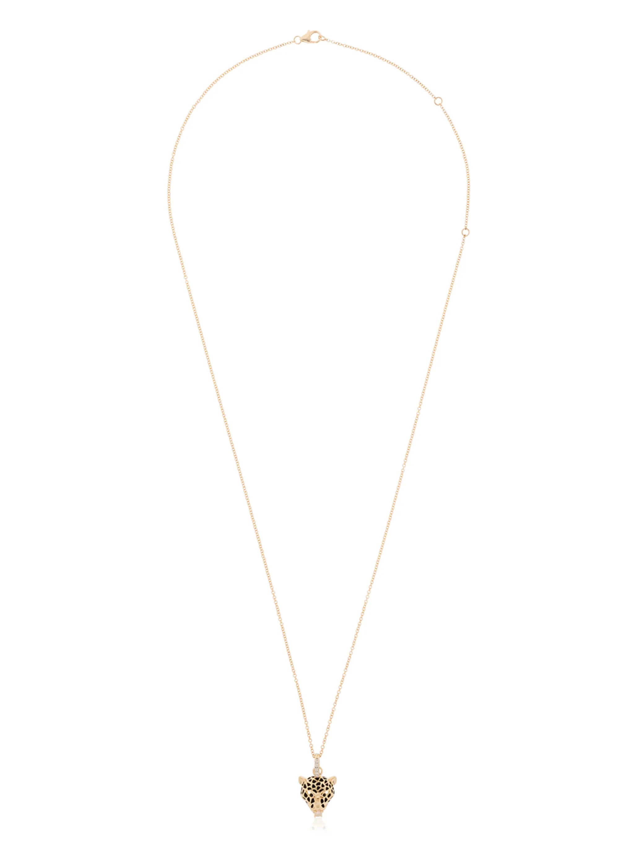 9kt yellow gold diamond pendant necklace