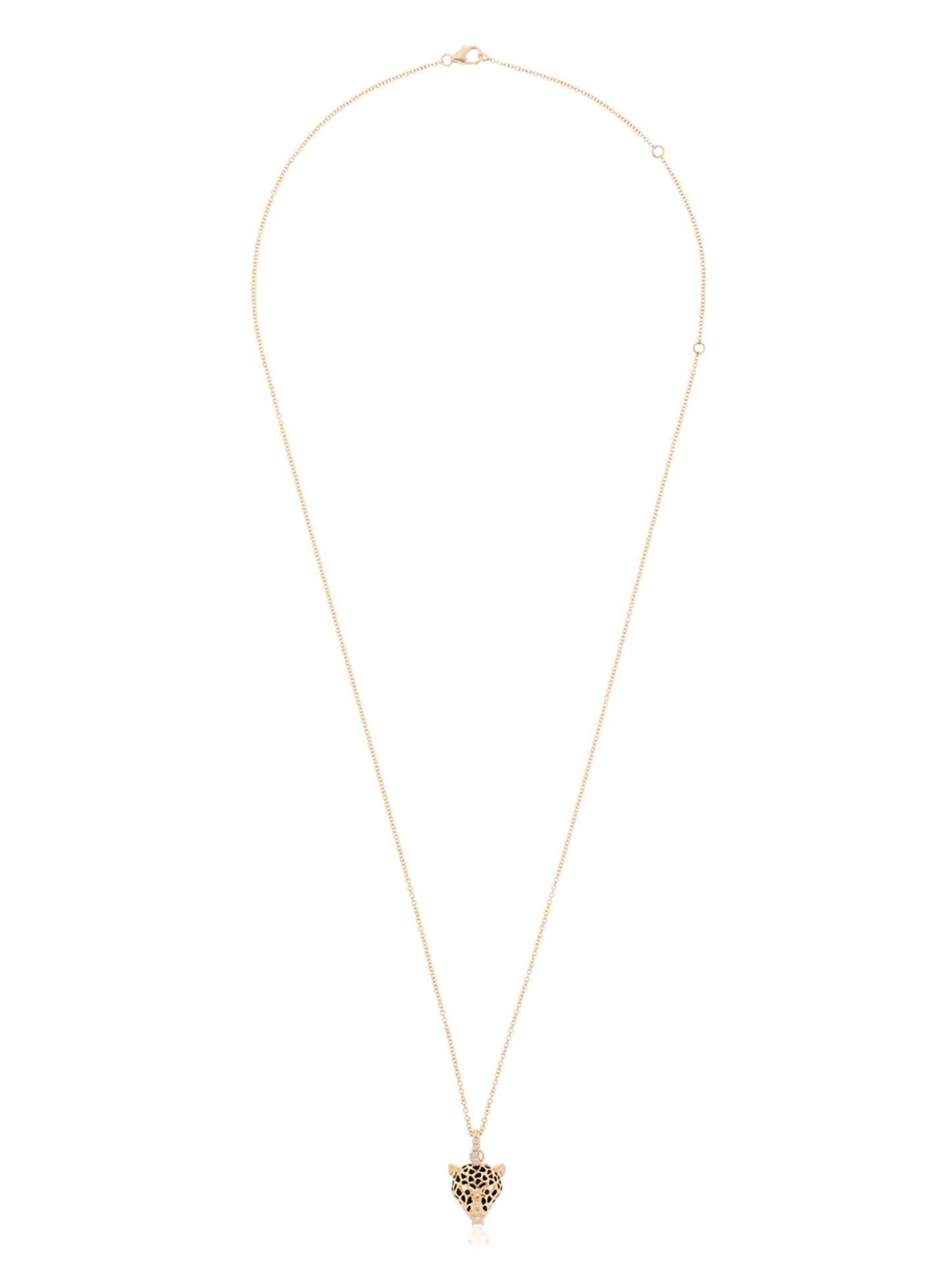9kt yellow gold diamond pendant necklace