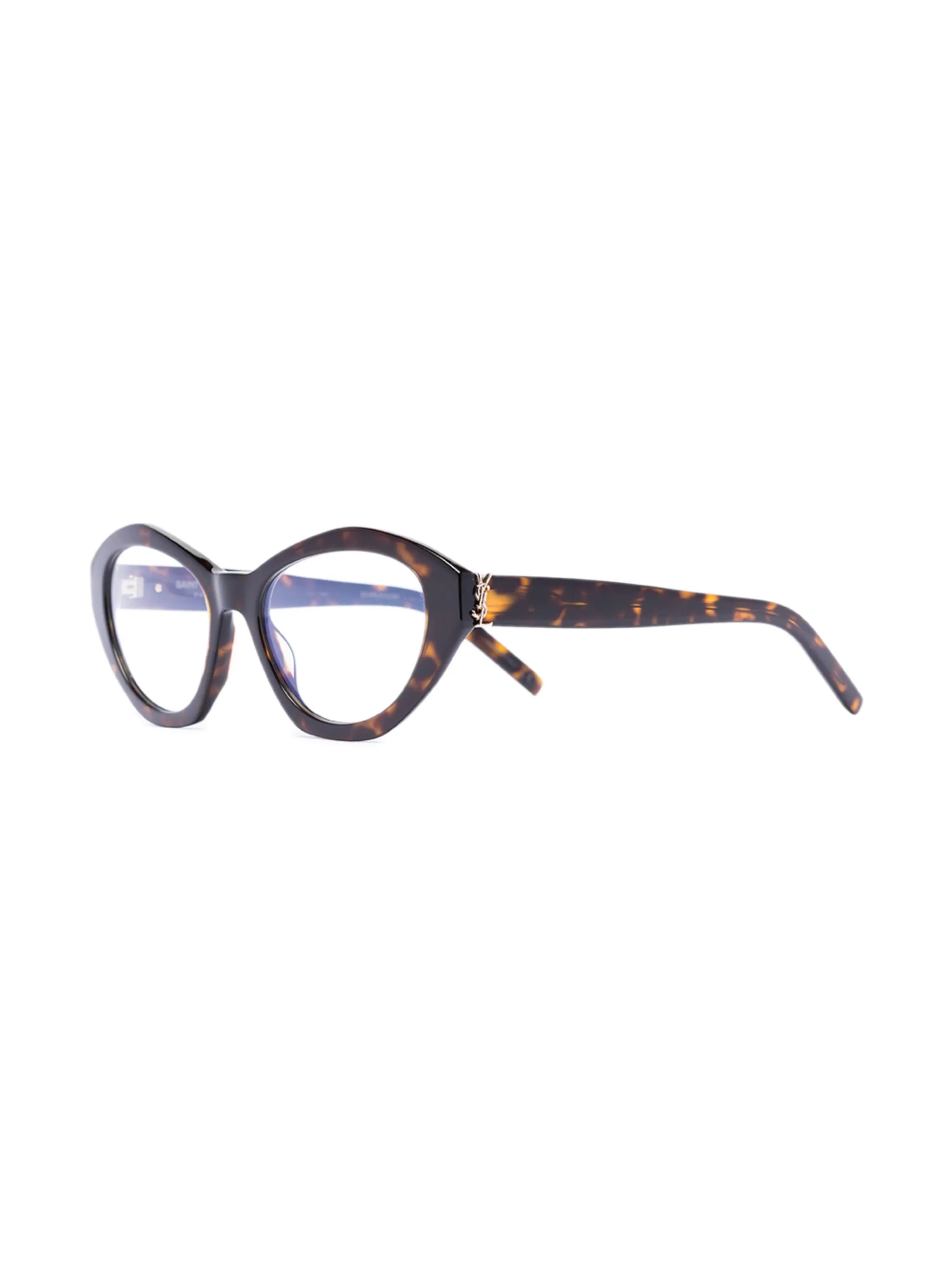 tortoiseshell-pattern glasses