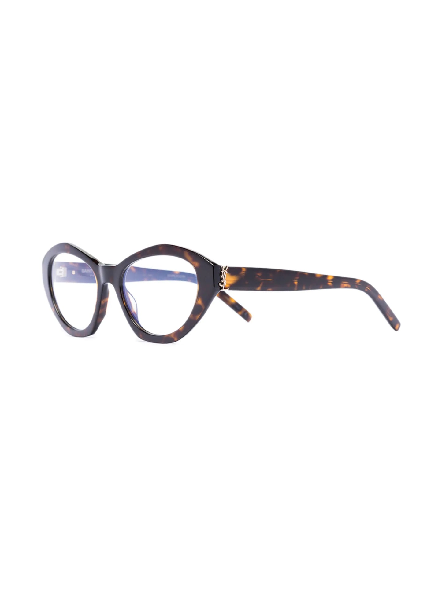 tortoiseshell-pattern glasses