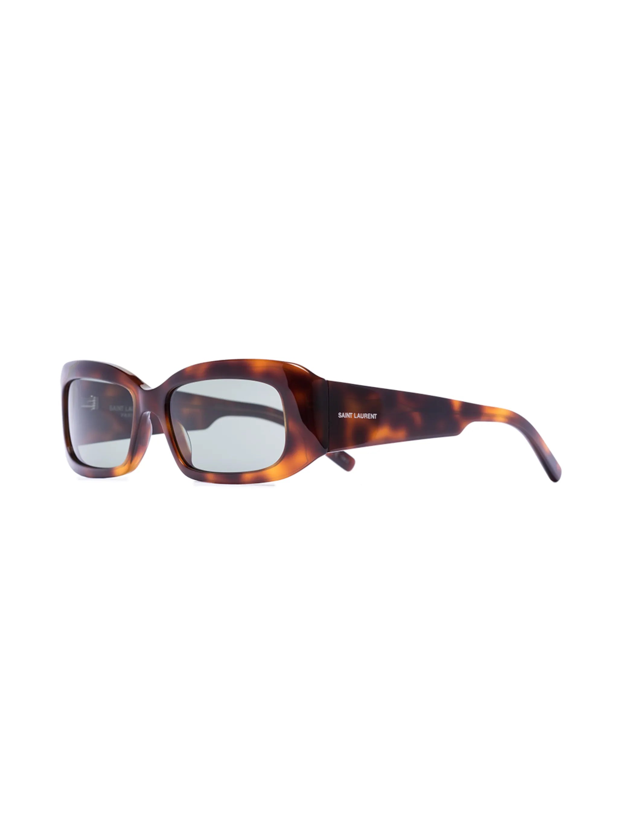 rectangle-frame tortoiseshell sunglasses